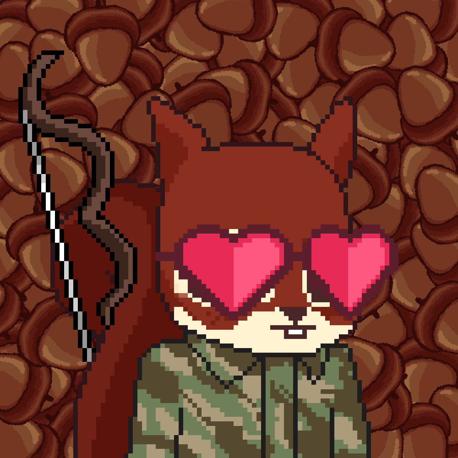 Pixel Squirrels #690 NFT on Algorand