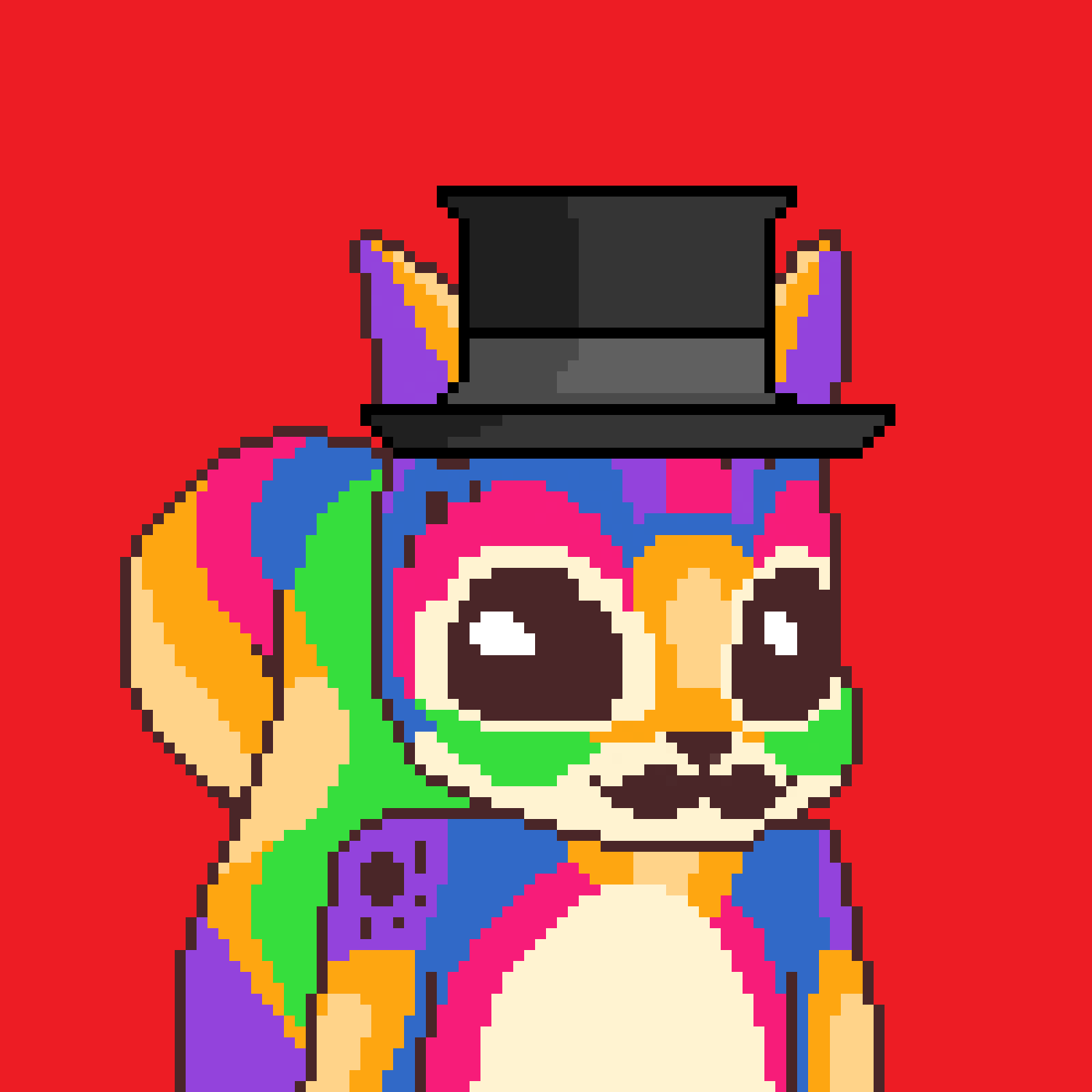 Pixel Squirrels #6943 NFT on Algorand