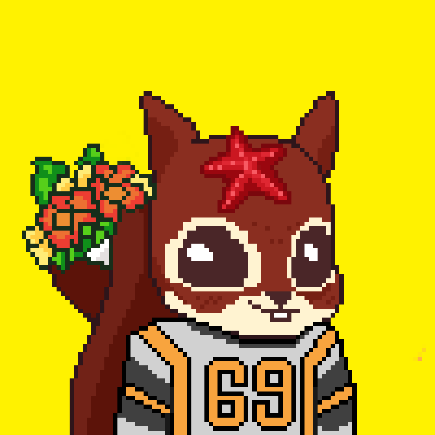 Pixel Squirrels #6953 NFT on Algorand