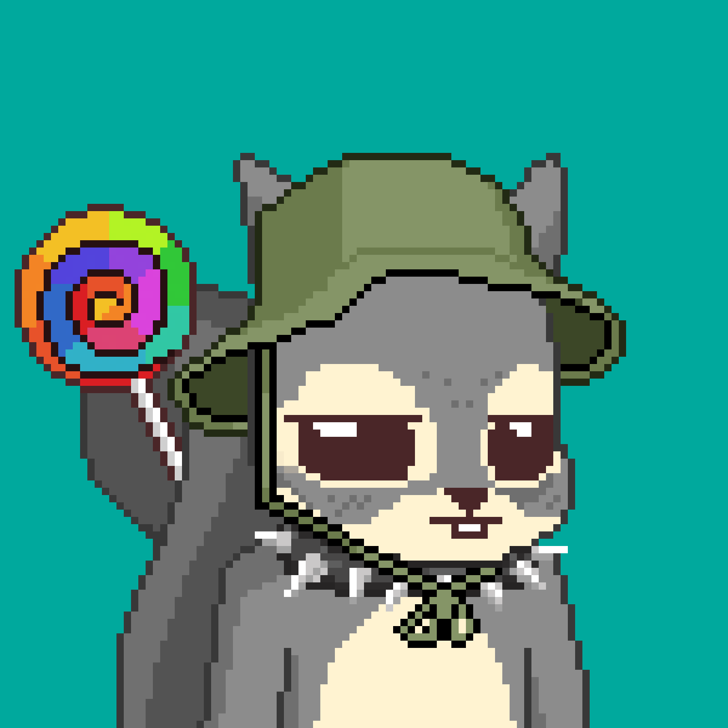 Pixel Squirrels #6955 NFT on Algorand