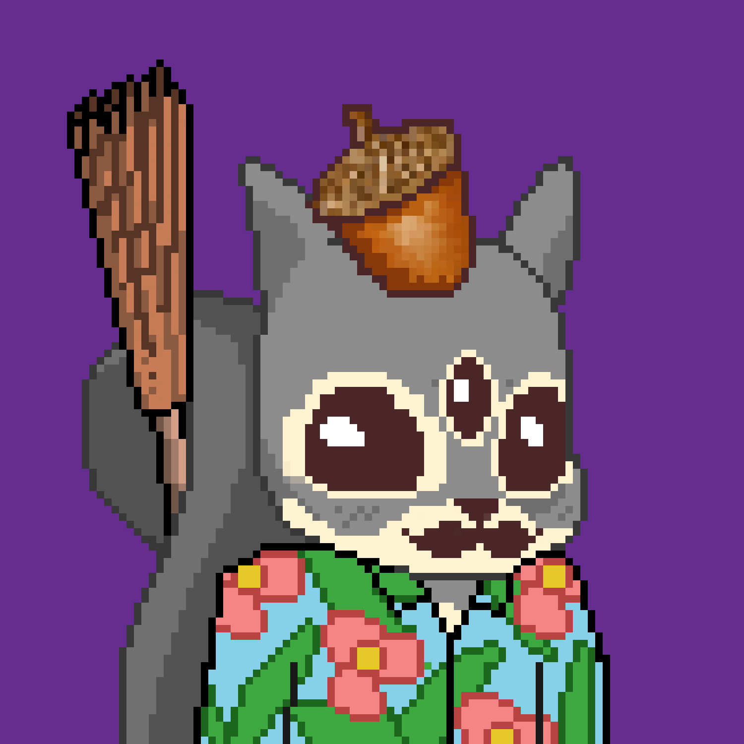 Pixel Squirrels #6956 NFT on Algorand