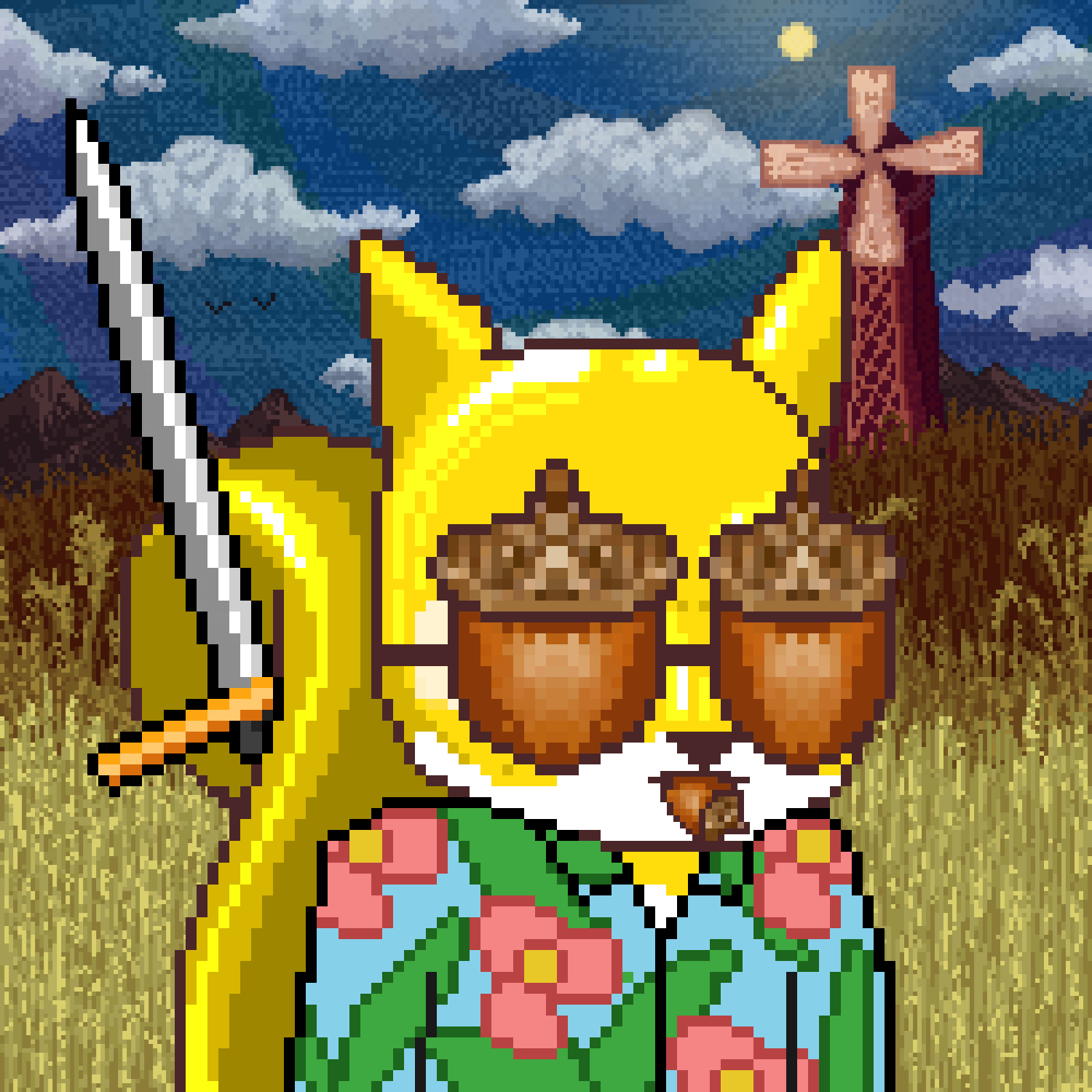 Pixel Squirrels #6990 NFT on Algorand