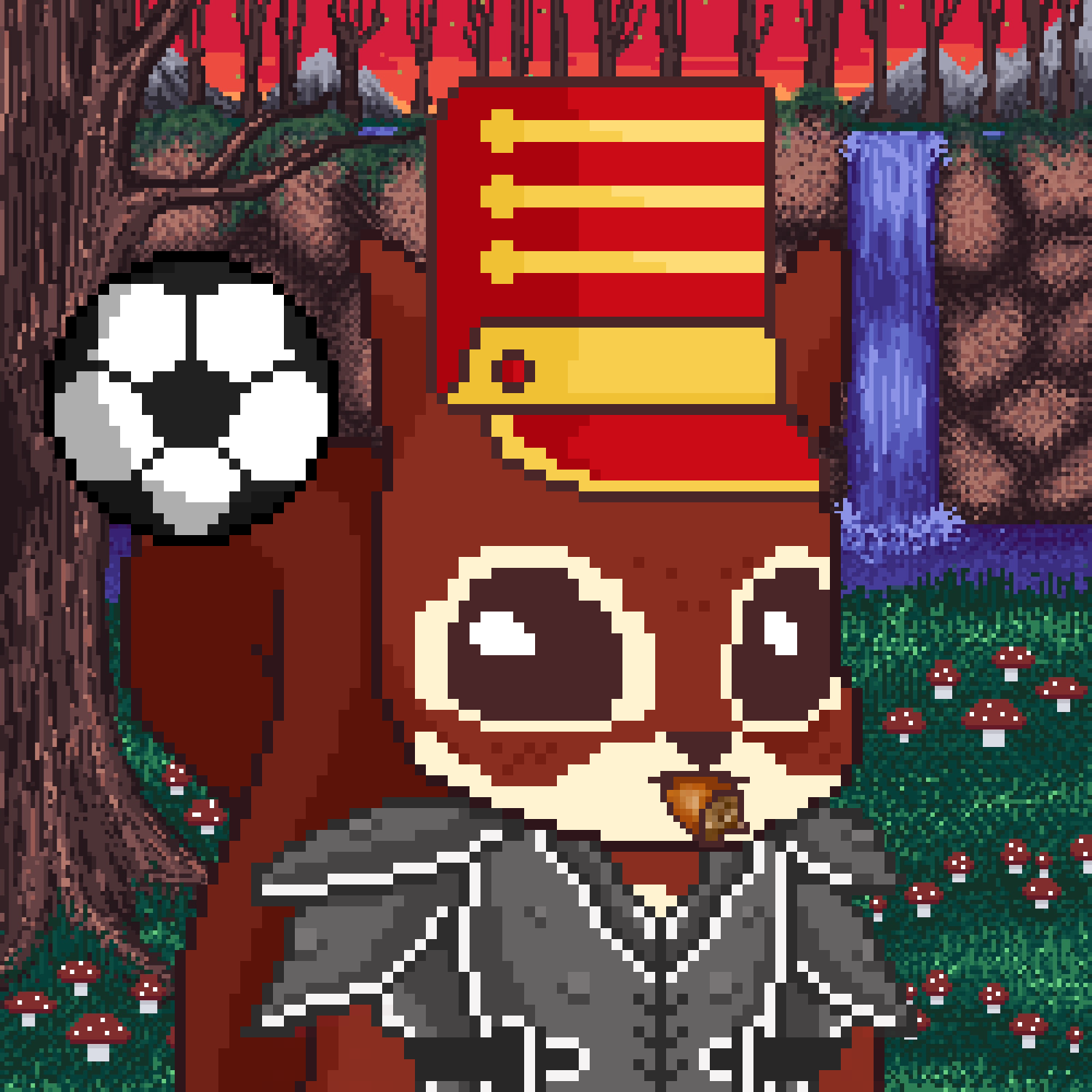 Pixel Squirrels #7019 NFT on Algorand