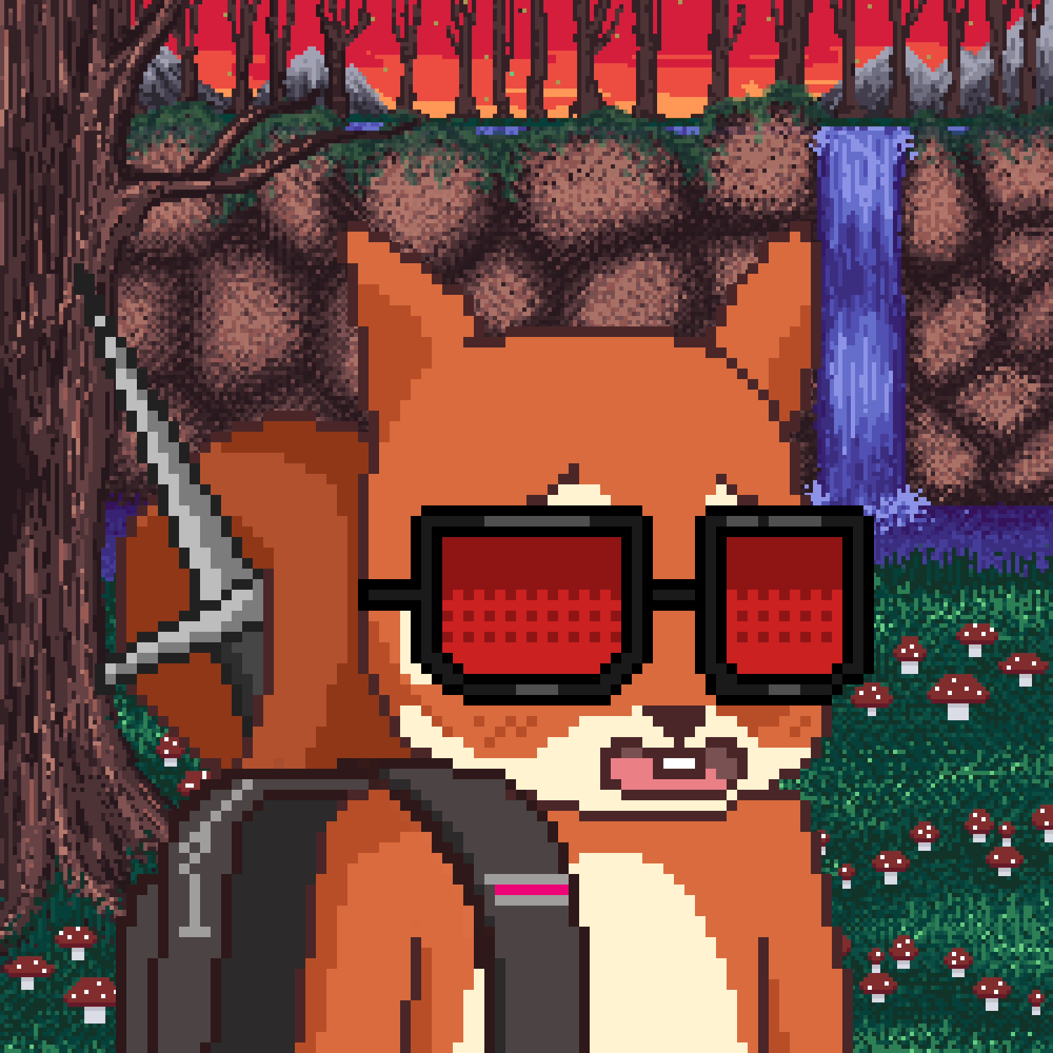 Pixel Squirrels #7035 NFT on Algorand