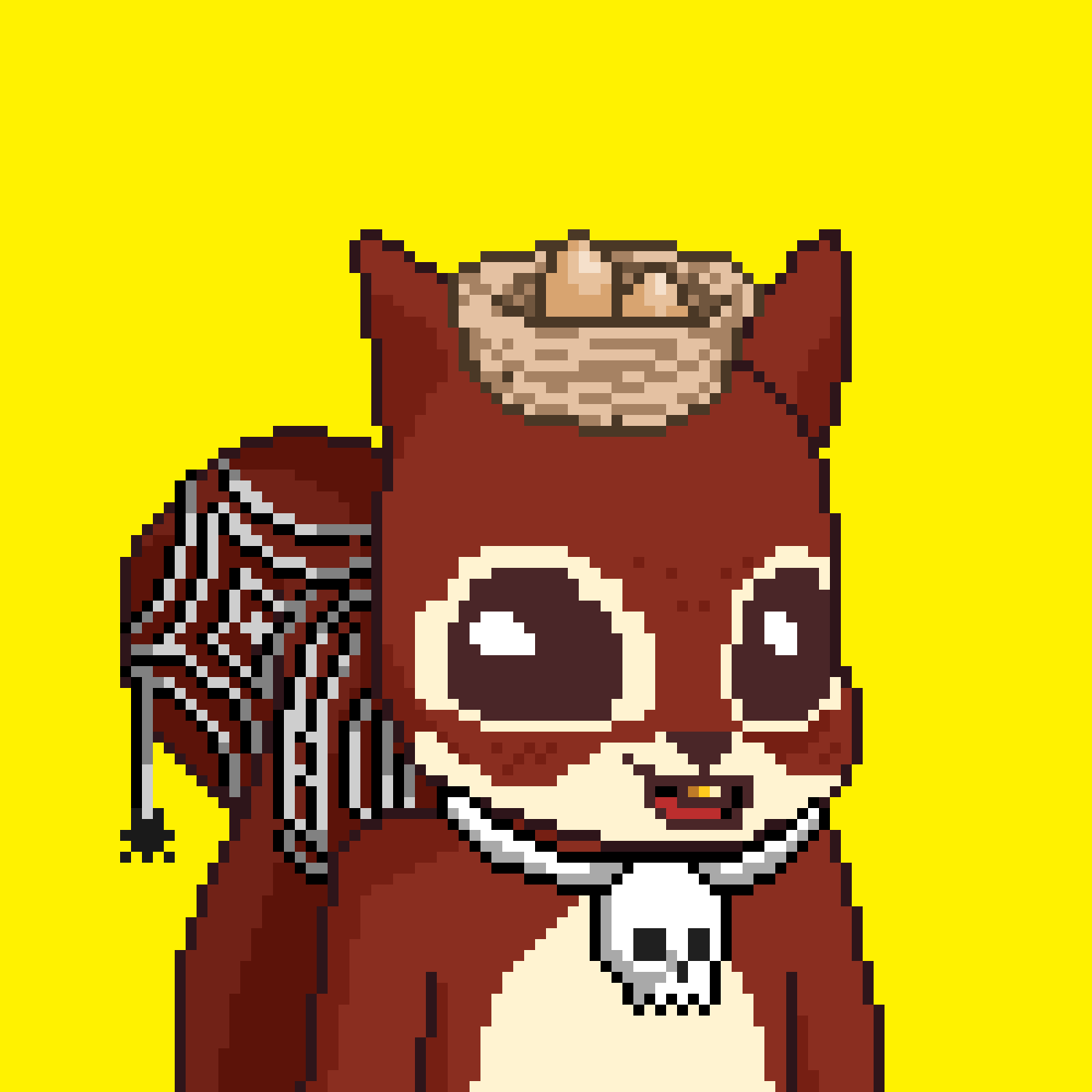Pixel Squirrels #7036 NFT on Algorand