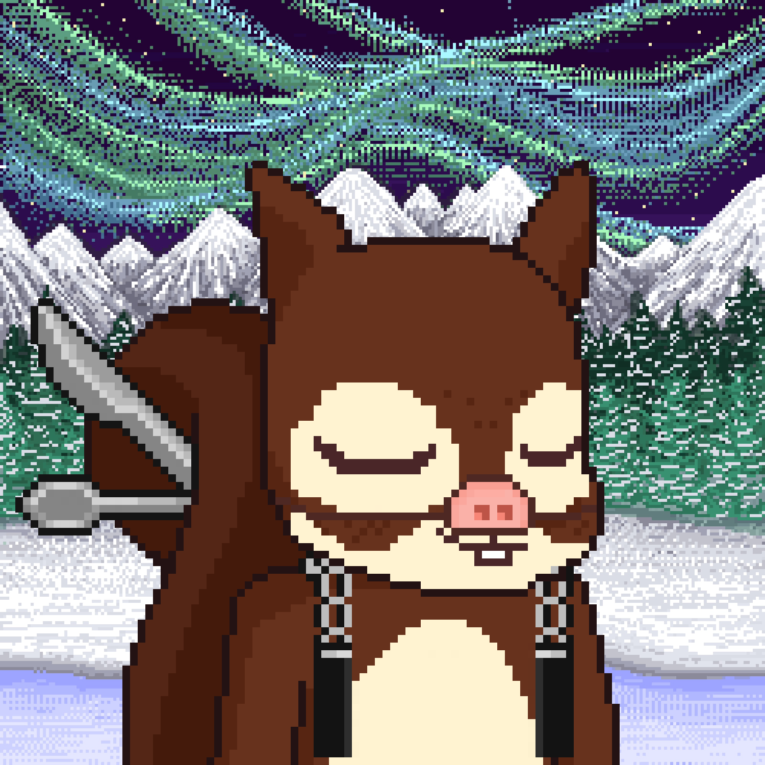 Pixel Squirrels #7084 NFT on Algorand