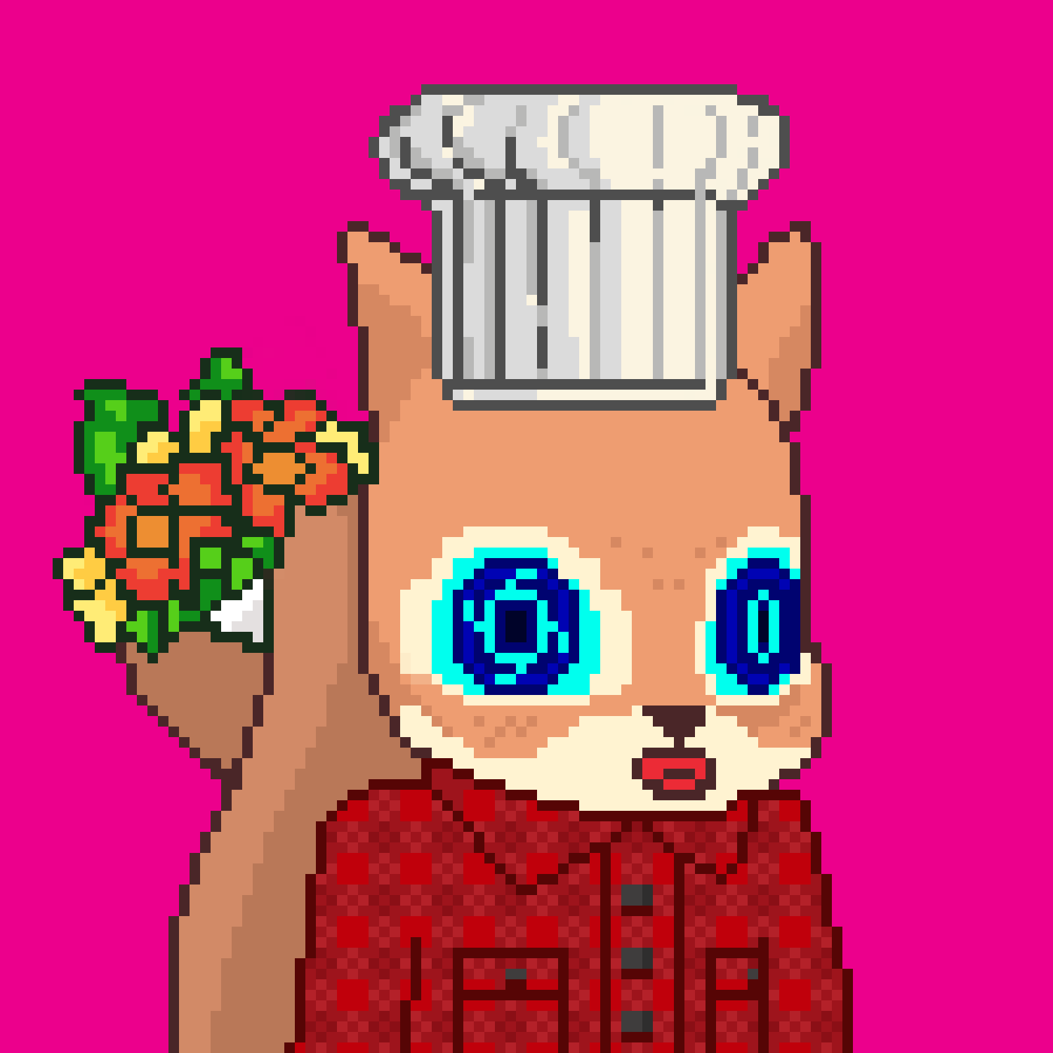 Pixel Squirrels #71 NFT on Algorand