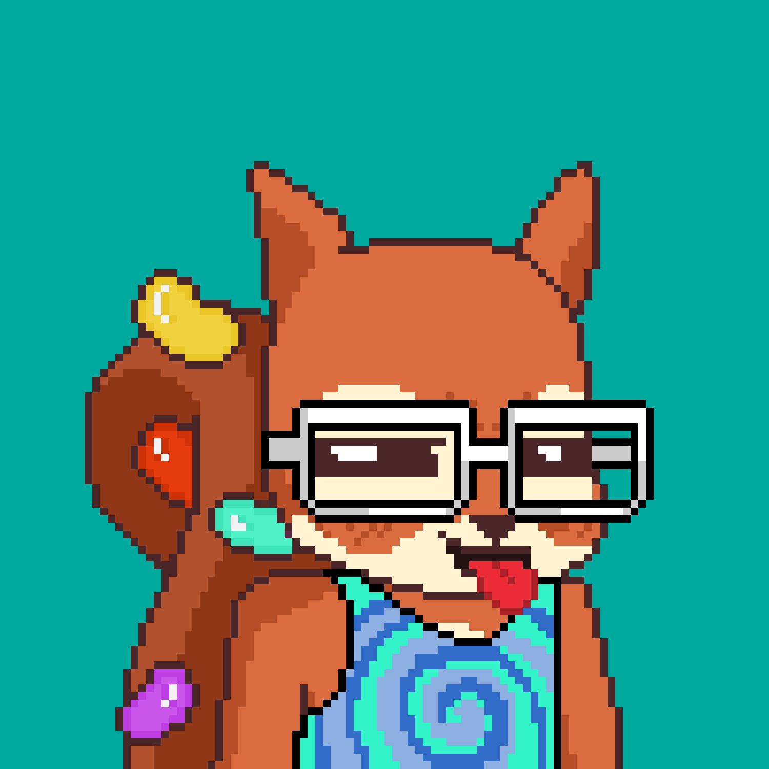 Pixel Squirrels #7116 NFT on Algorand