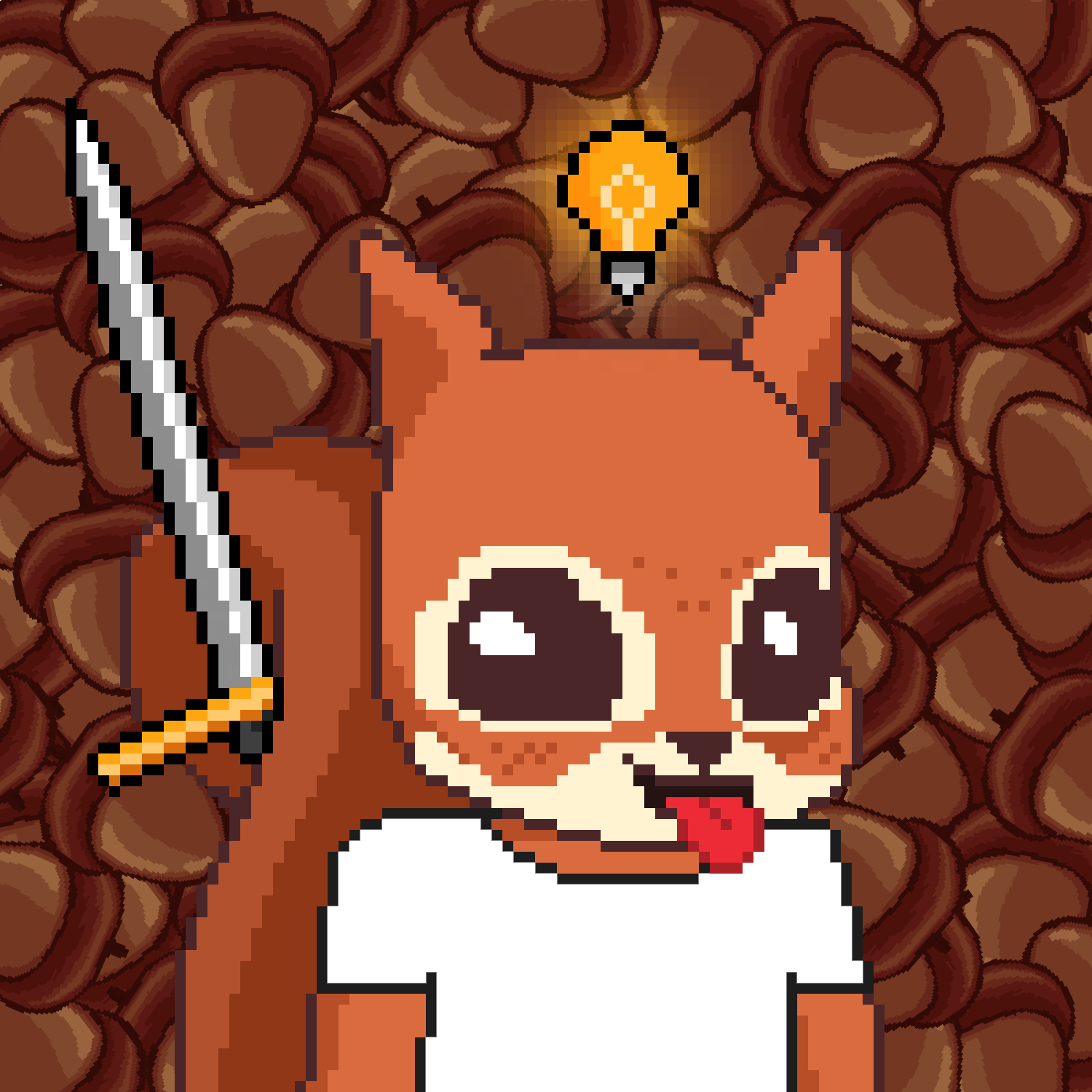 Pixel Squirrels #7122 NFT on Algorand