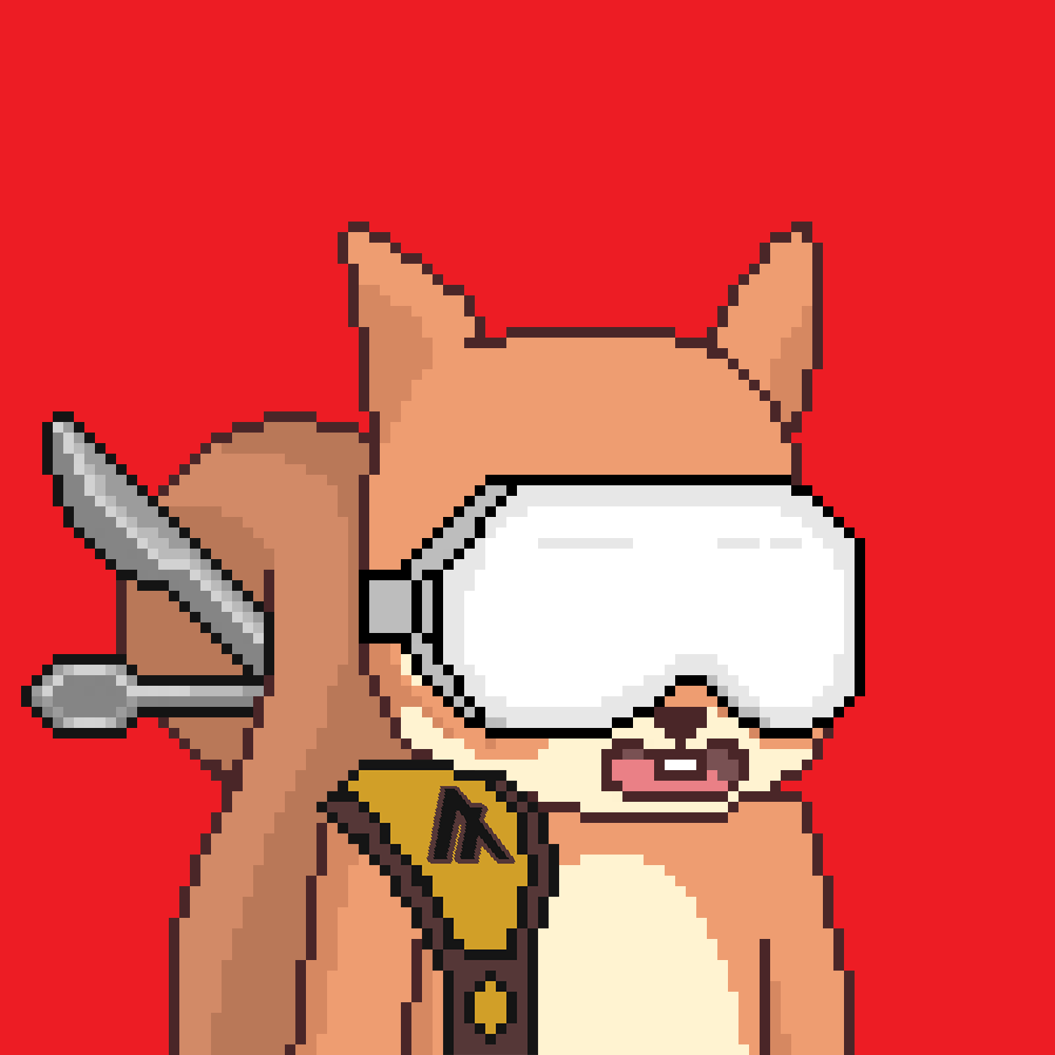 Pixel Squirrels #7146 NFT on Algorand