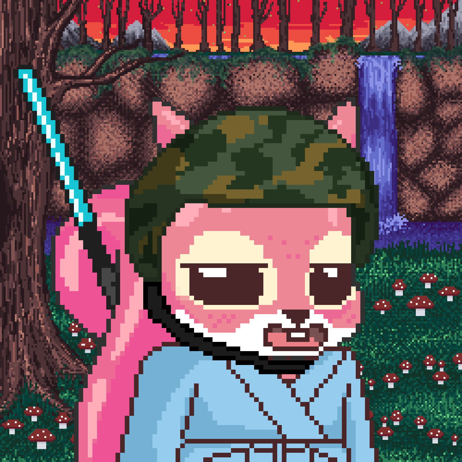 Pixel Squirrels #7151 NFT on Algorand