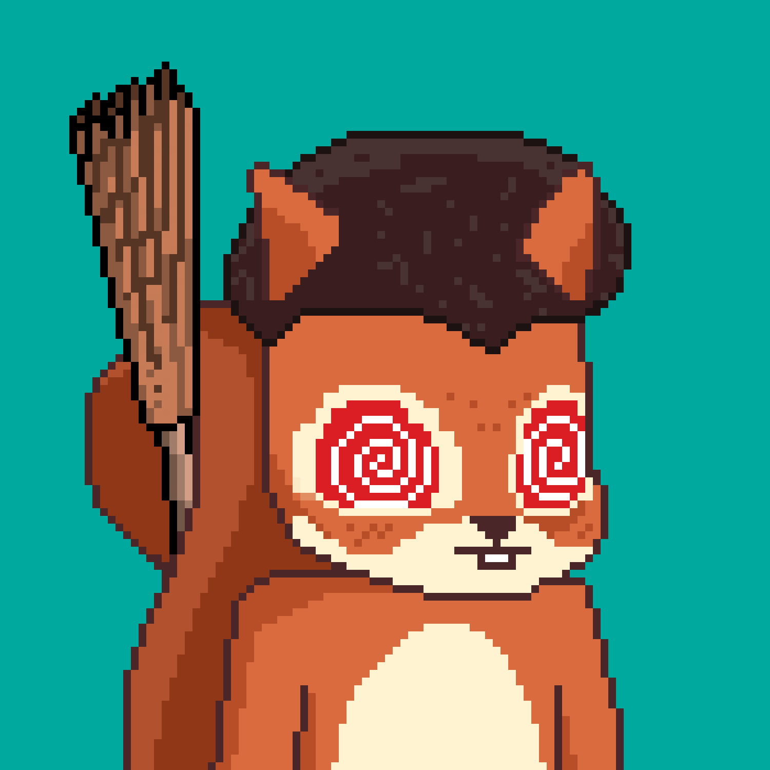 Pixel Squirrels #7155 NFT on Algorand