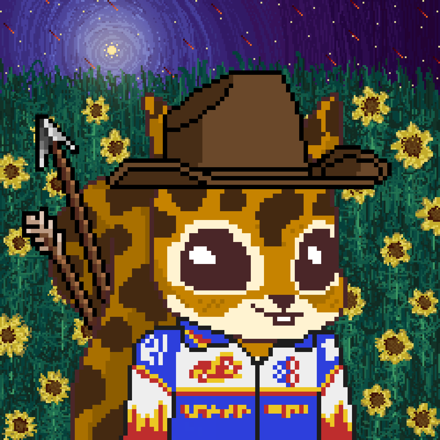 Pixel Squirrels #7180 NFT on Algorand