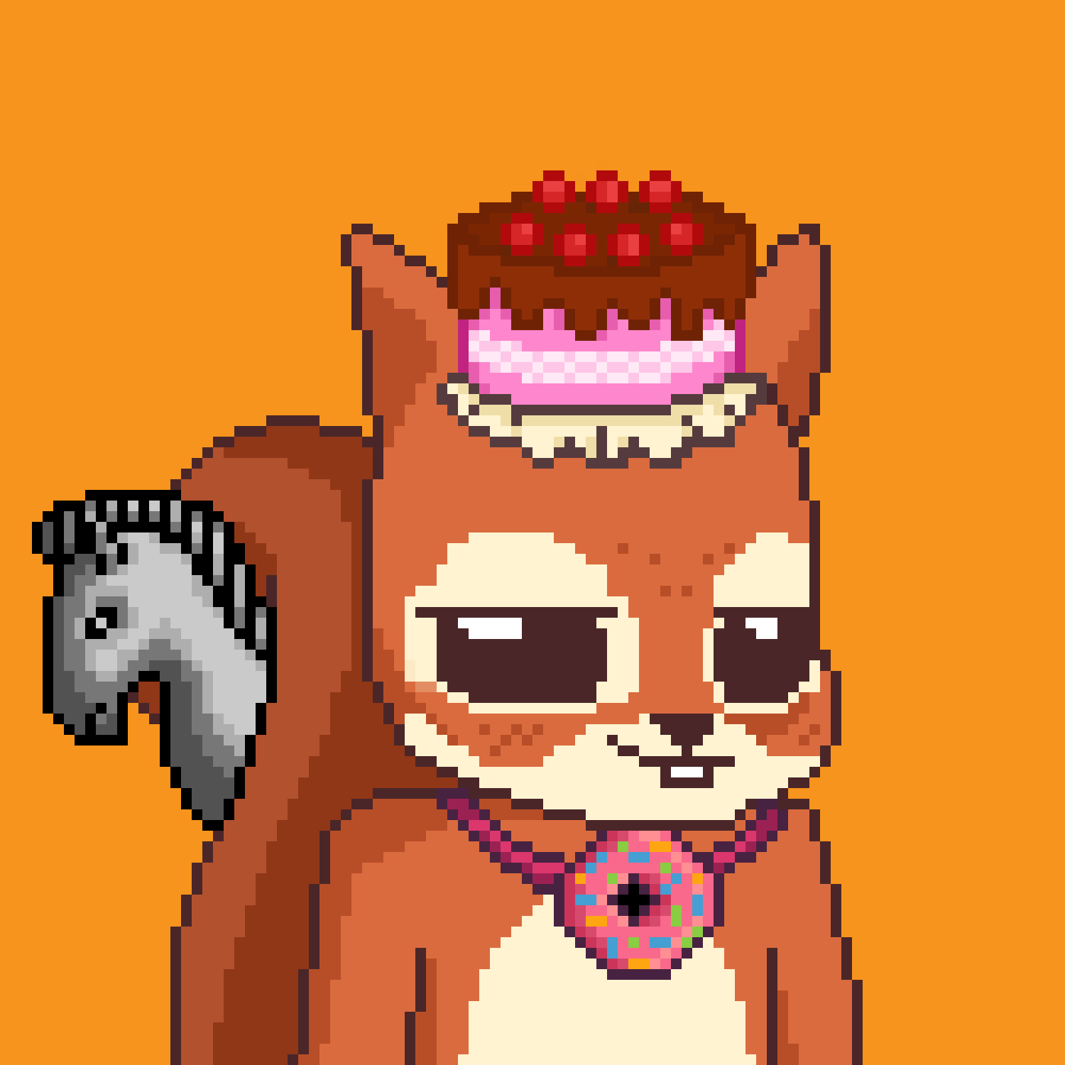 Pixel Squirrels #7208 NFT on Algorand