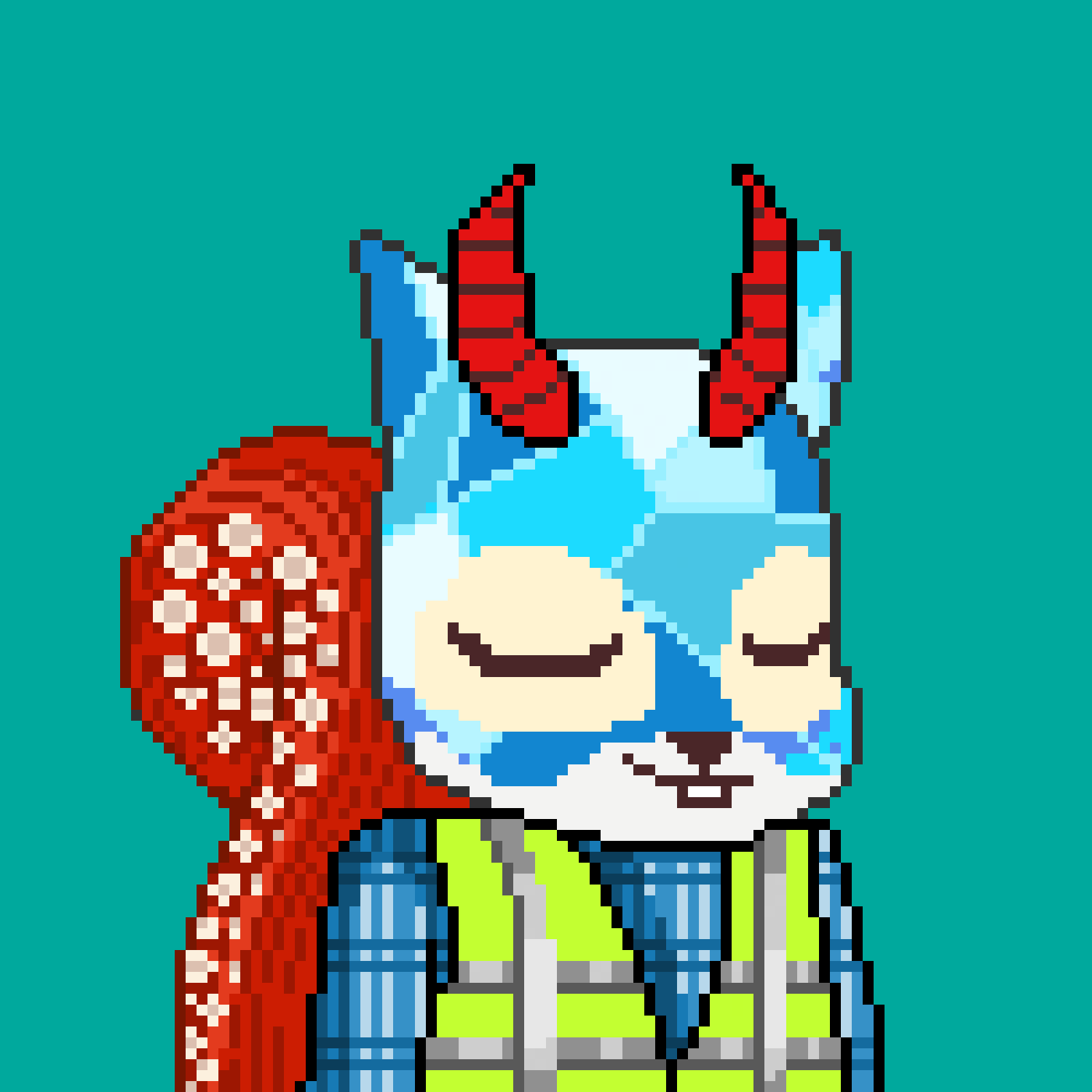 Pixel Squirrels #7216 NFT on Algorand