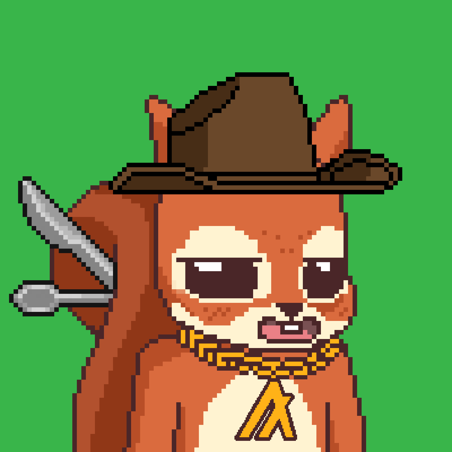 Pixel Squirrels #722 NFT on Algorand