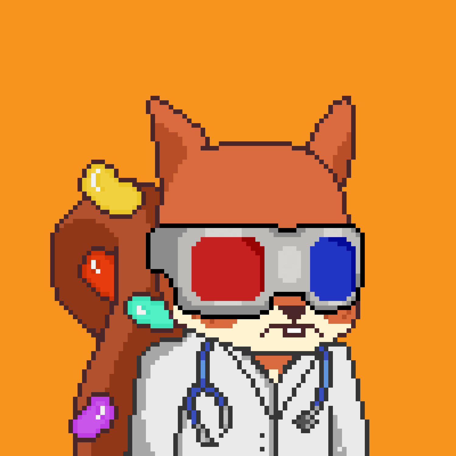 Pixel Squirrels #7235 NFT on Algorand