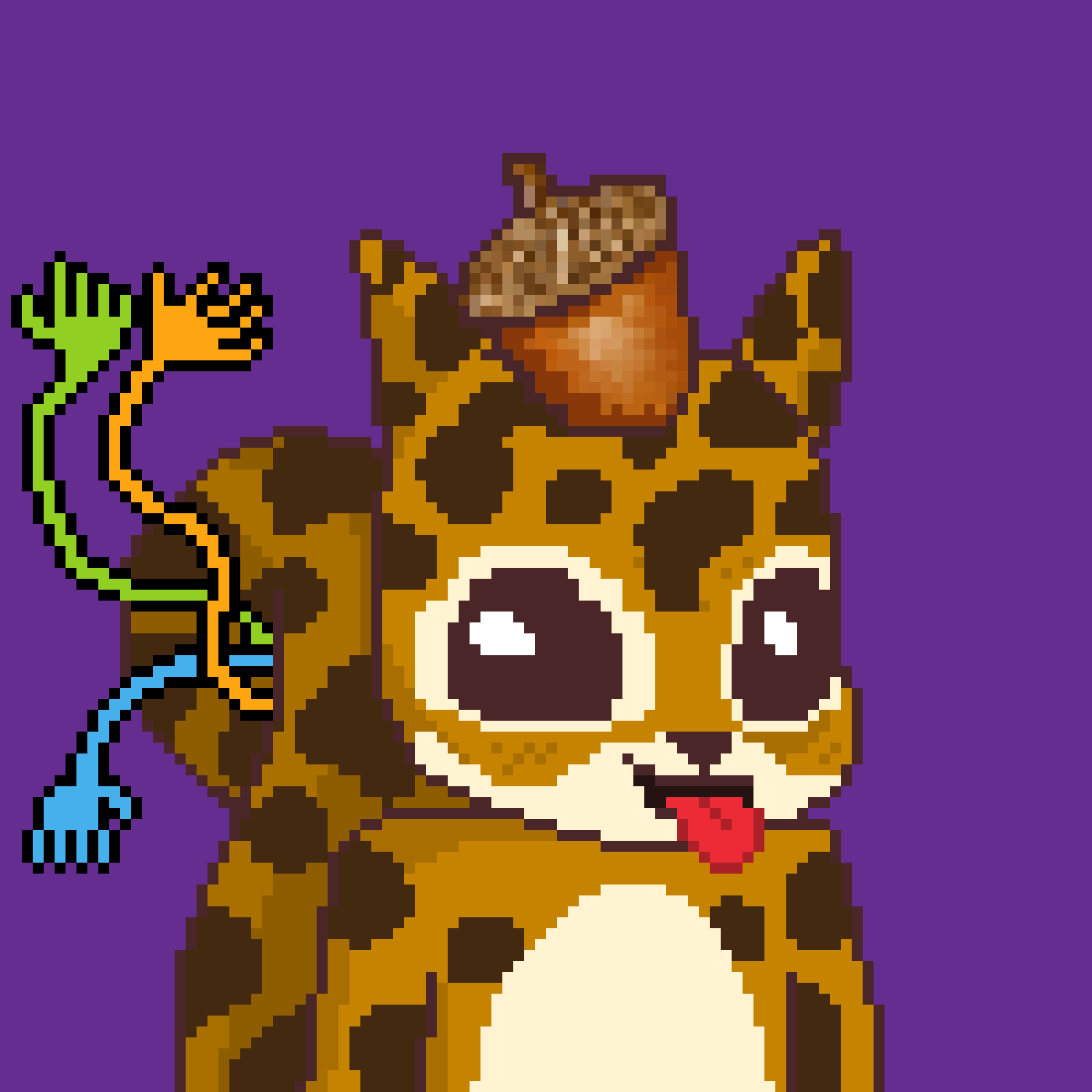 Pixel Squirrels #724 NFT on Algorand