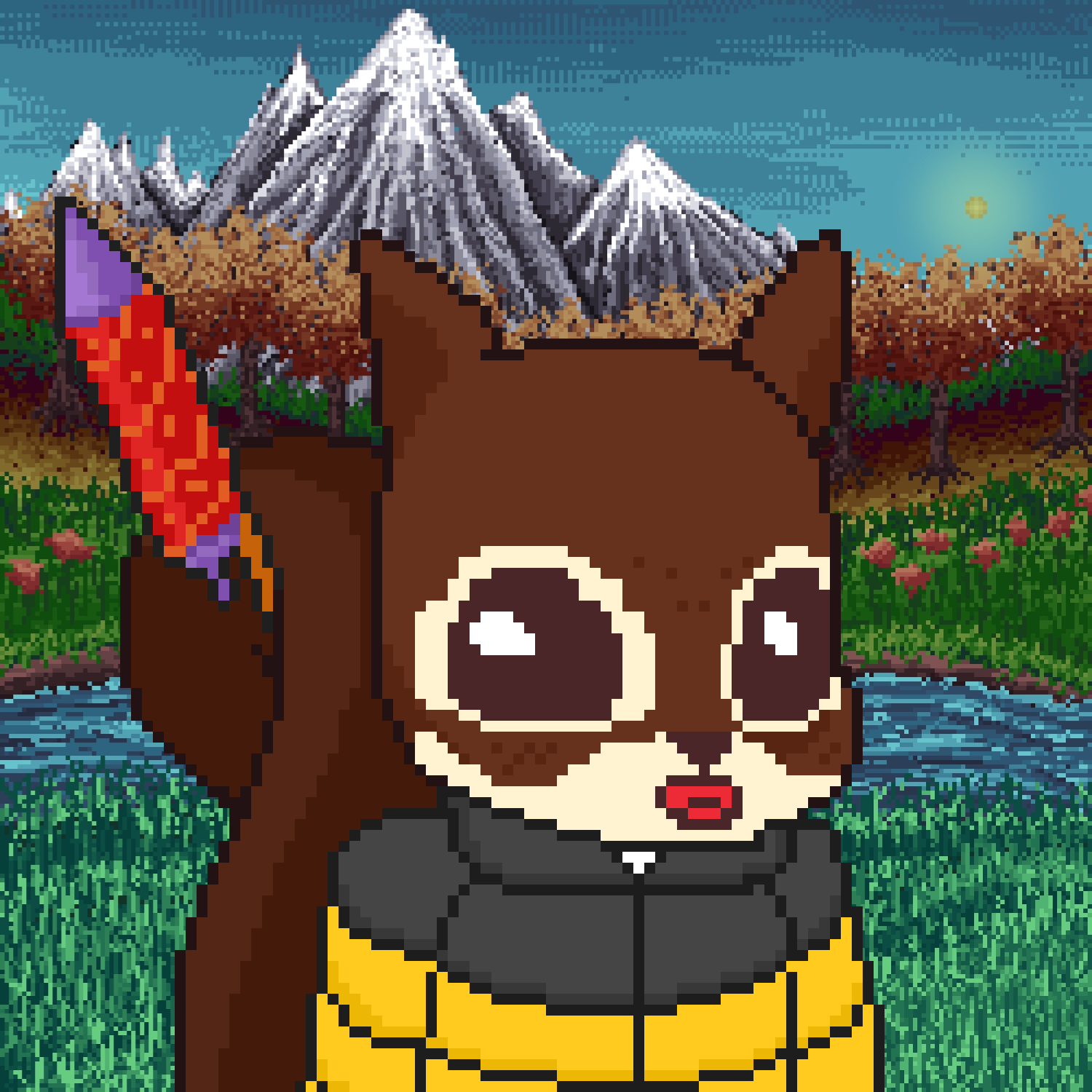 Pixel Squirrels #7240 NFT on Algorand