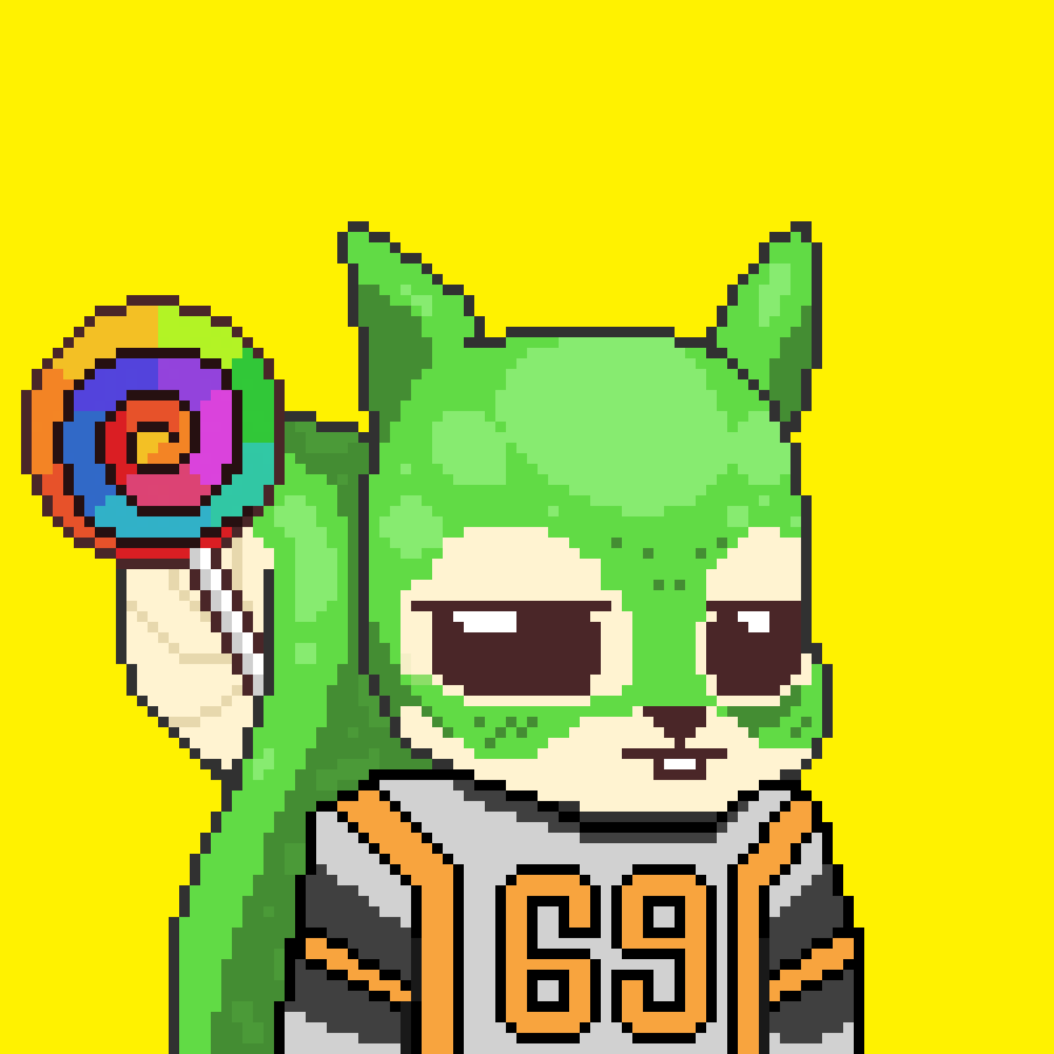 Pixel Squirrels #7308 NFT on Algorand