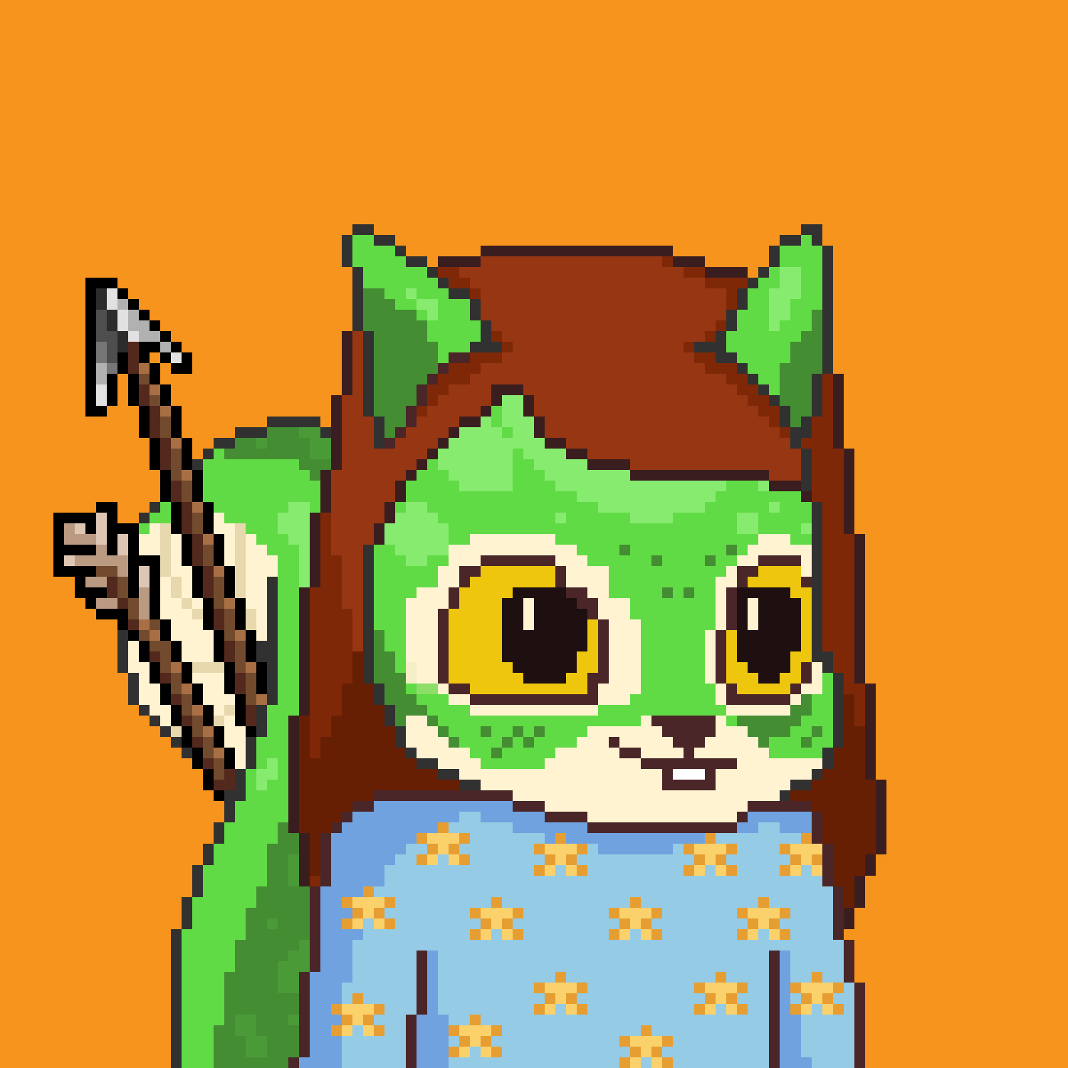 Pixel Squirrels #7329 NFT on Algorand