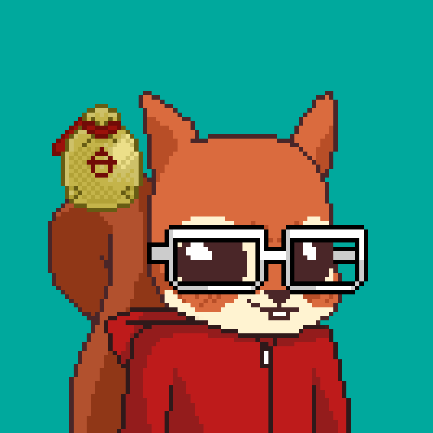 Pixel Squirrels #7343 NFT on Algorand