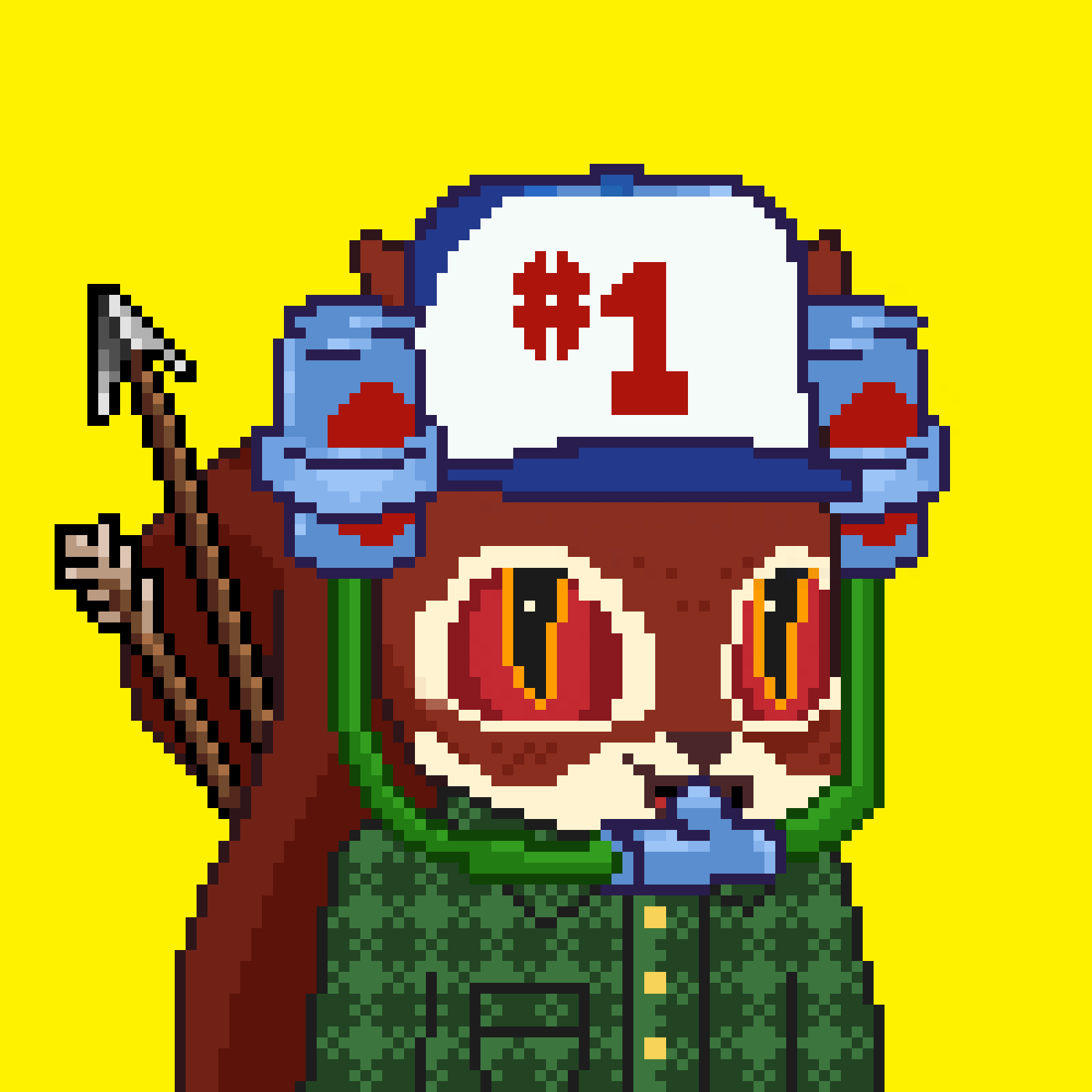 Pixel Squirrels #7346 NFT on Algorand