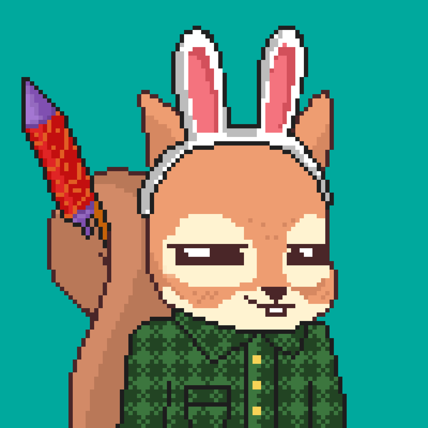 Pixel Squirrels #737 NFT on Algorand