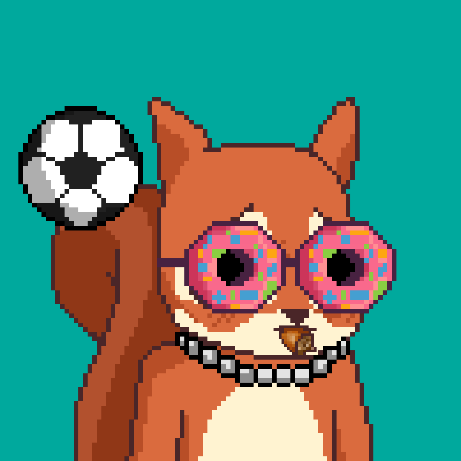 Pixel Squirrels #7371 NFT on Algorand