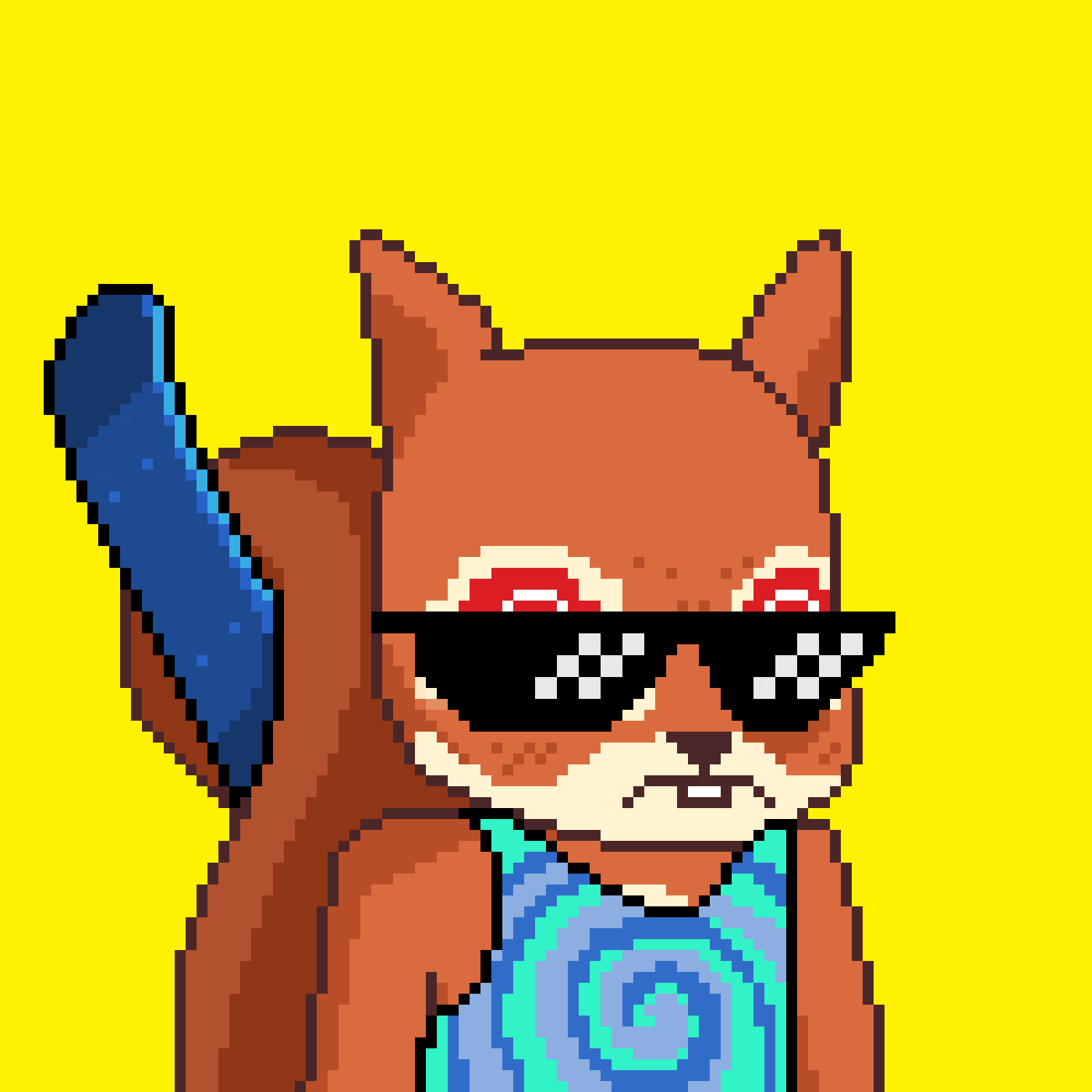 Pixel Squirrels #7379 NFT on Algorand