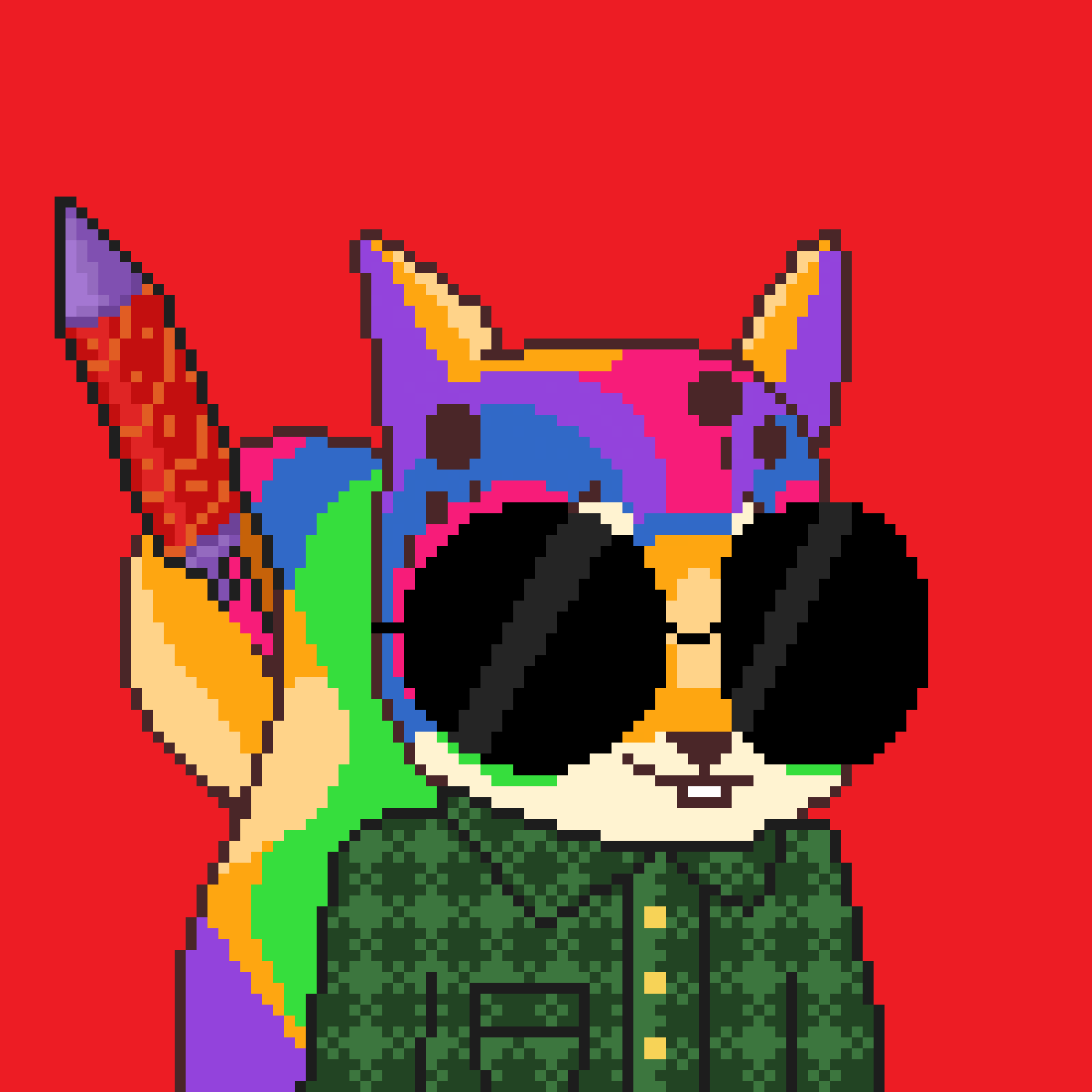 Pixel Squirrels #7396 NFT on Algorand