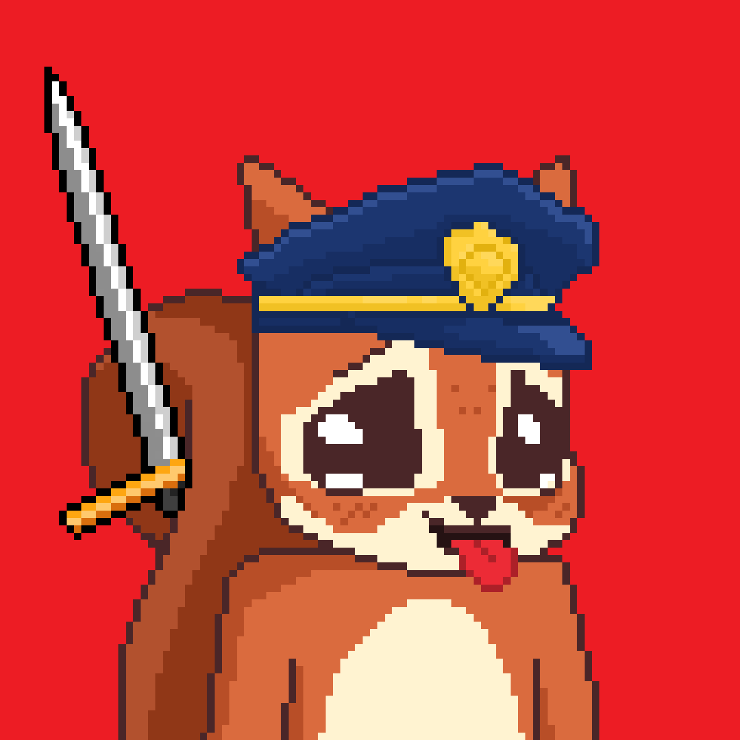 Pixel Squirrels #7410 NFT on Algorand