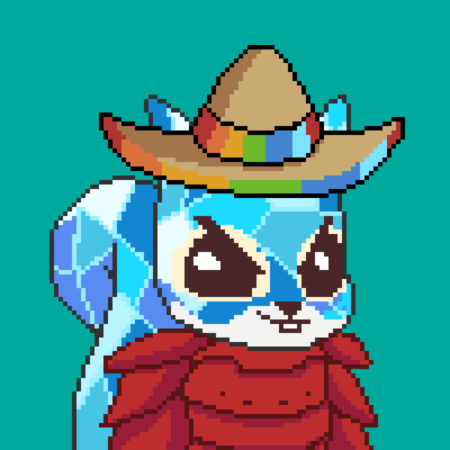 Pixel Squirrels #743 NFT on Algorand