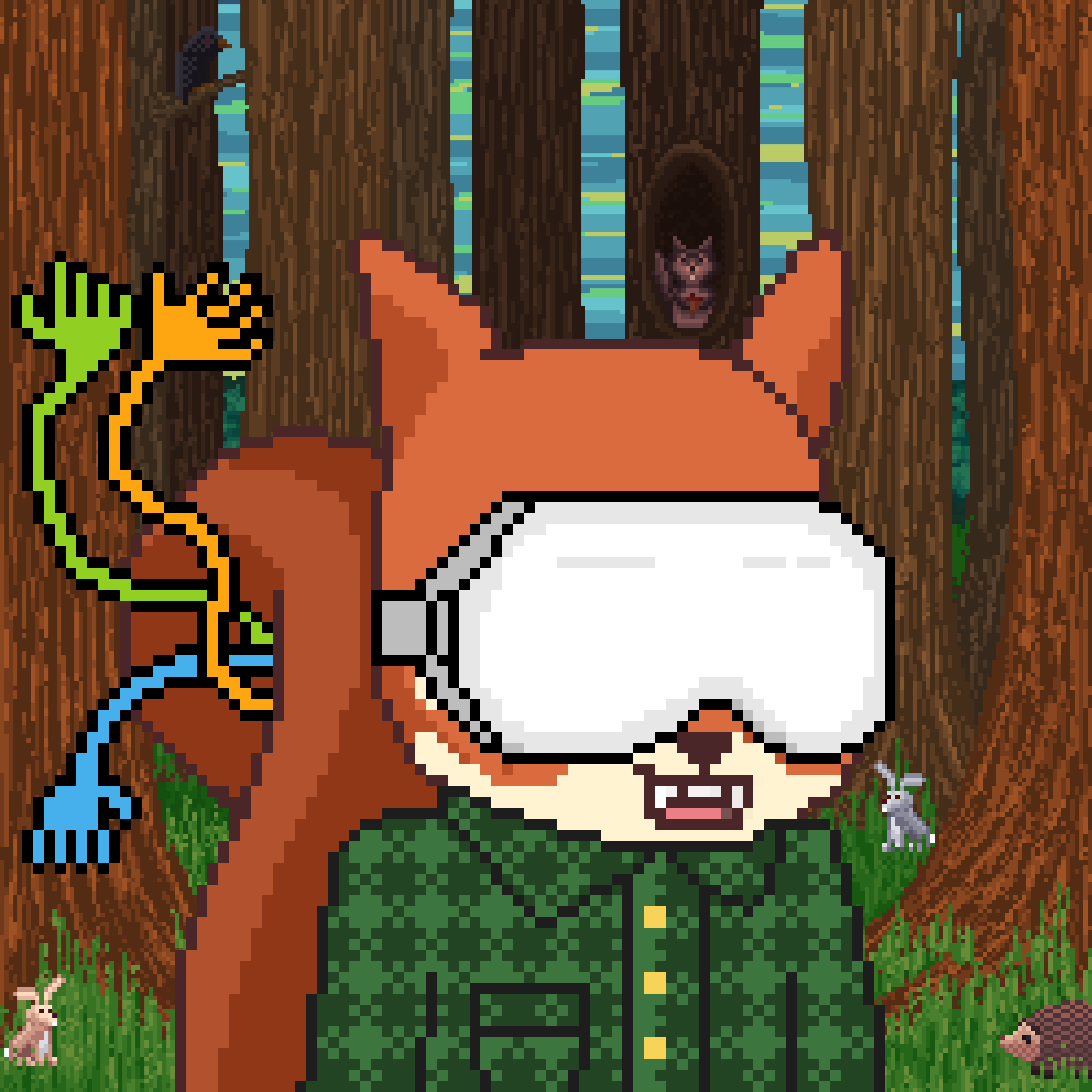 Pixel Squirrels #7449 NFT on Algorand