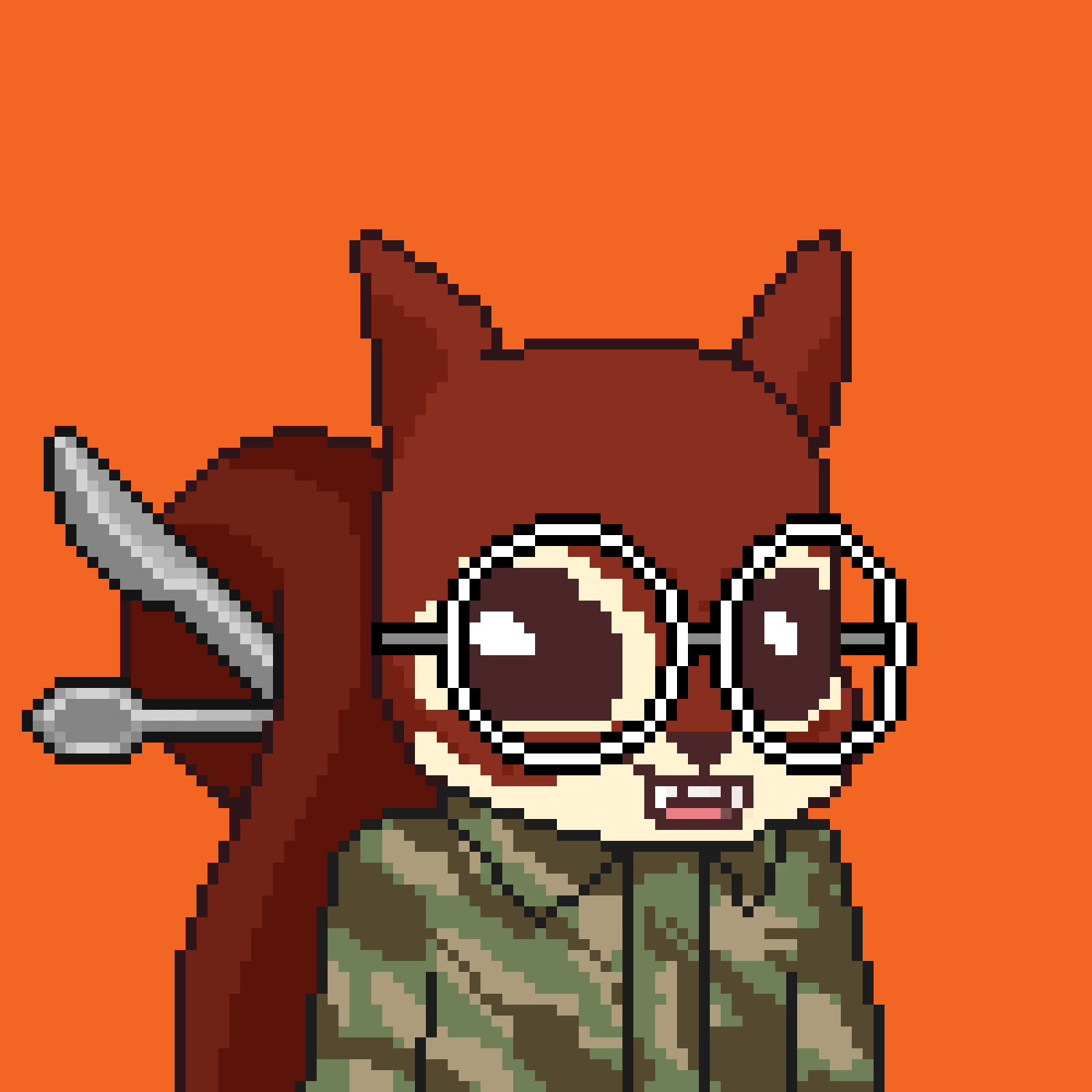 Pixel Squirrels #7453 NFT on Algorand