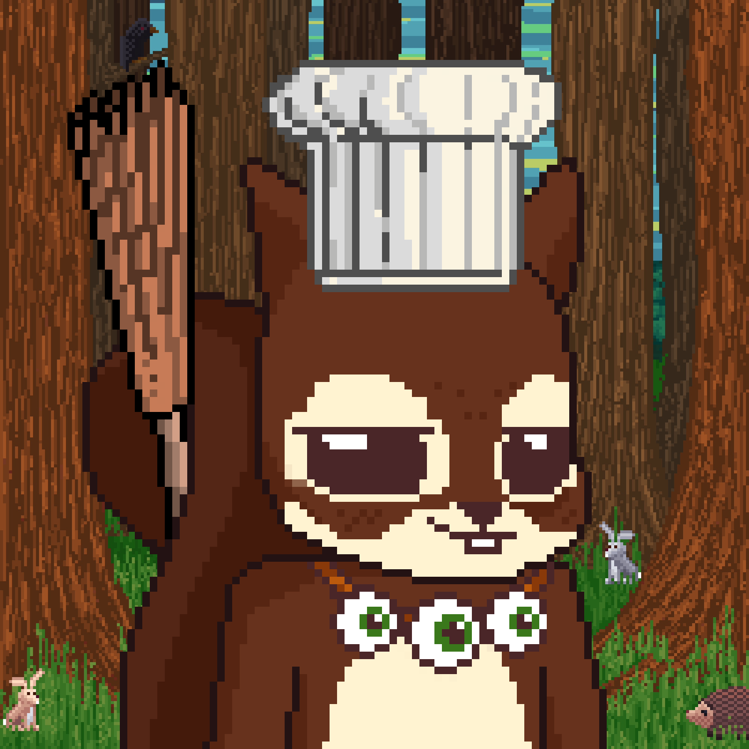 Pixel Squirrels #7478 NFT on Algorand