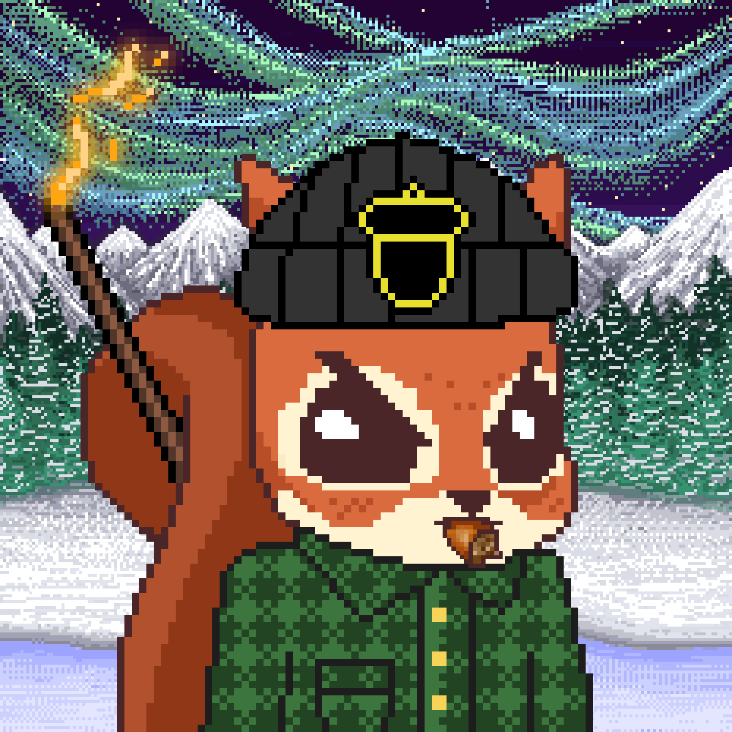 Pixel Squirrels #7495 NFT on Algorand