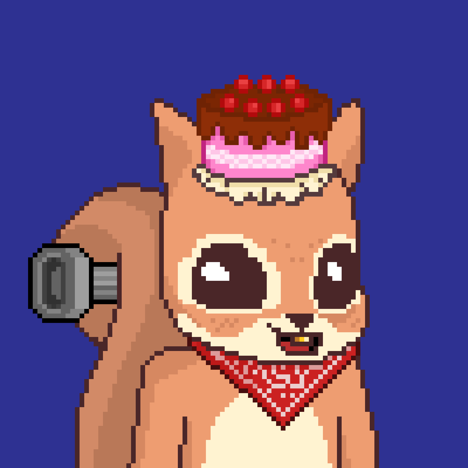 Pixel Squirrels #7496 NFT on Algorand