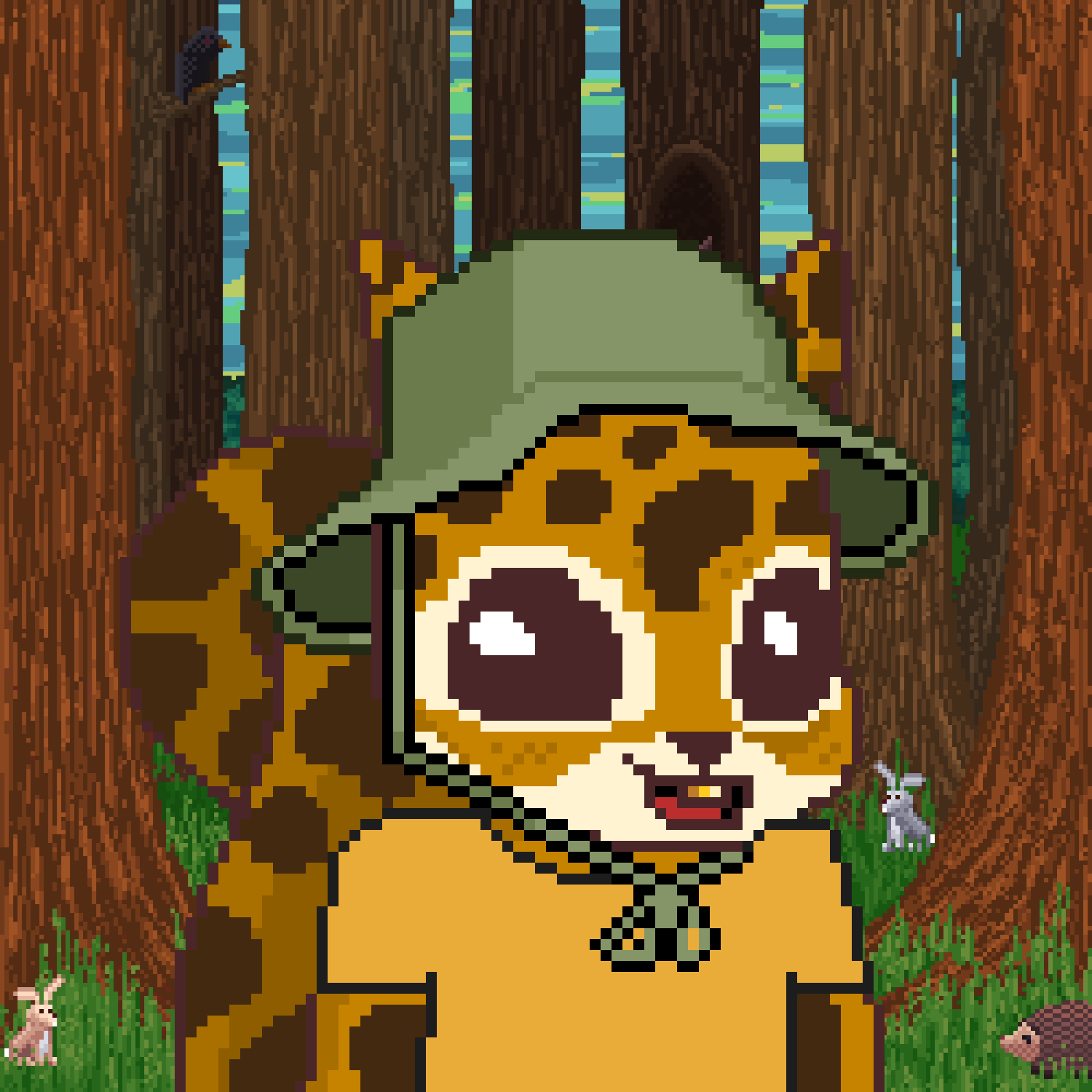 Pixel Squirrels #7520 NFT on Algorand