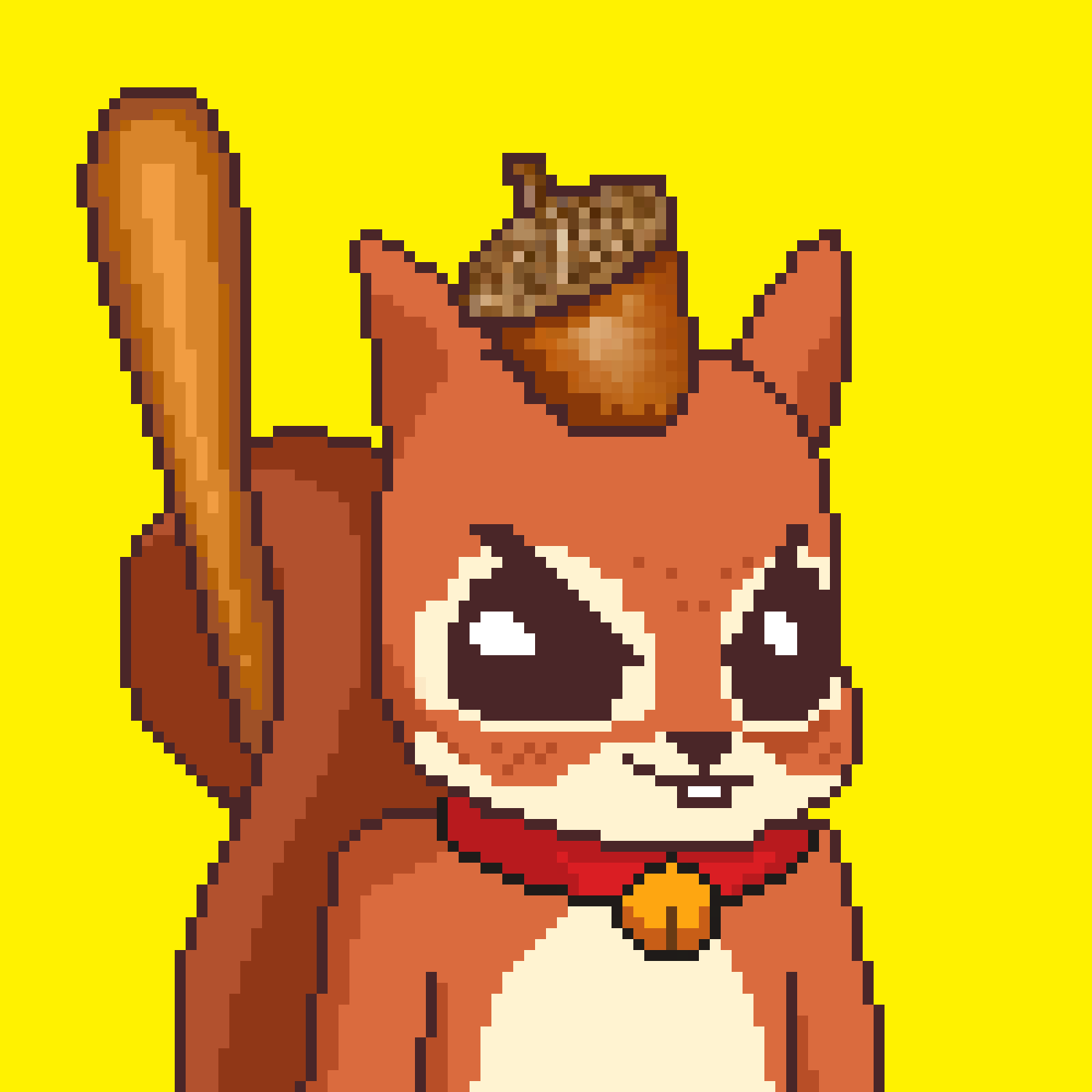 Pixel Squirrels #7530 NFT on Algorand