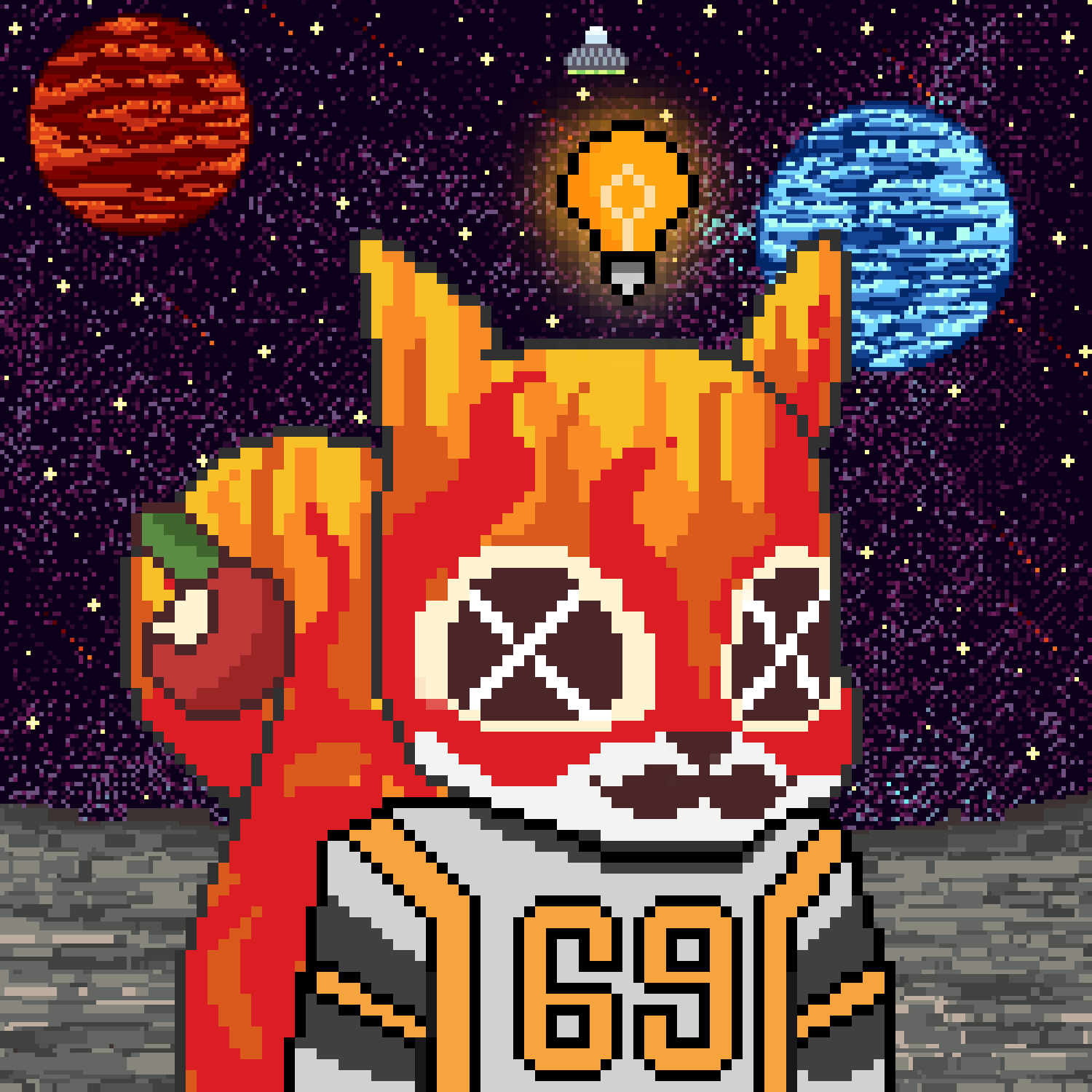 Pixel Squirrels #7536 NFT on Algorand