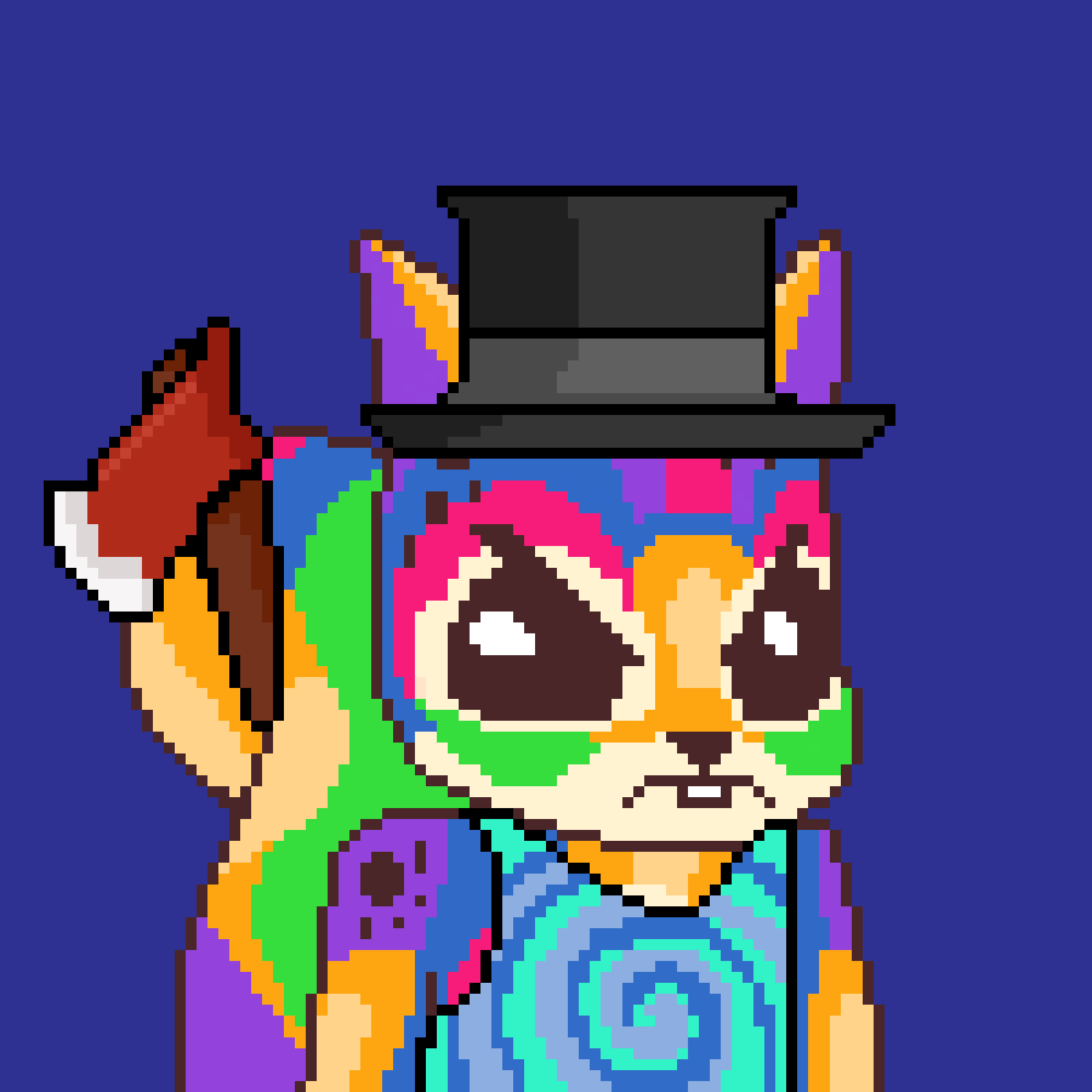 Pixel Squirrels #7539 NFT on Algorand