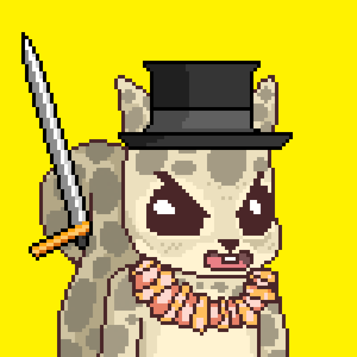 Pixel Squirrels #7541 NFT on Algorand