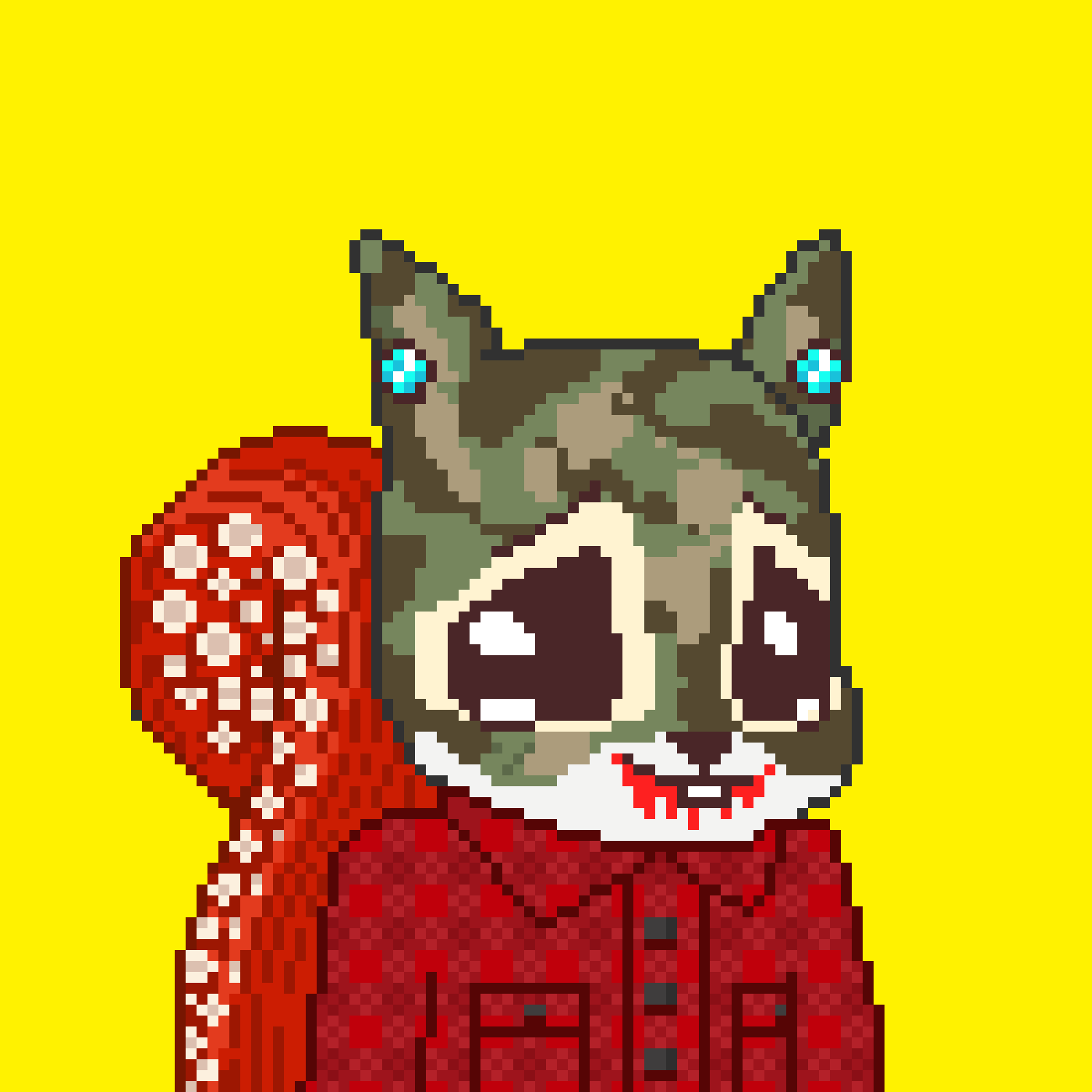 Pixel Squirrels #7604 NFT on Algorand