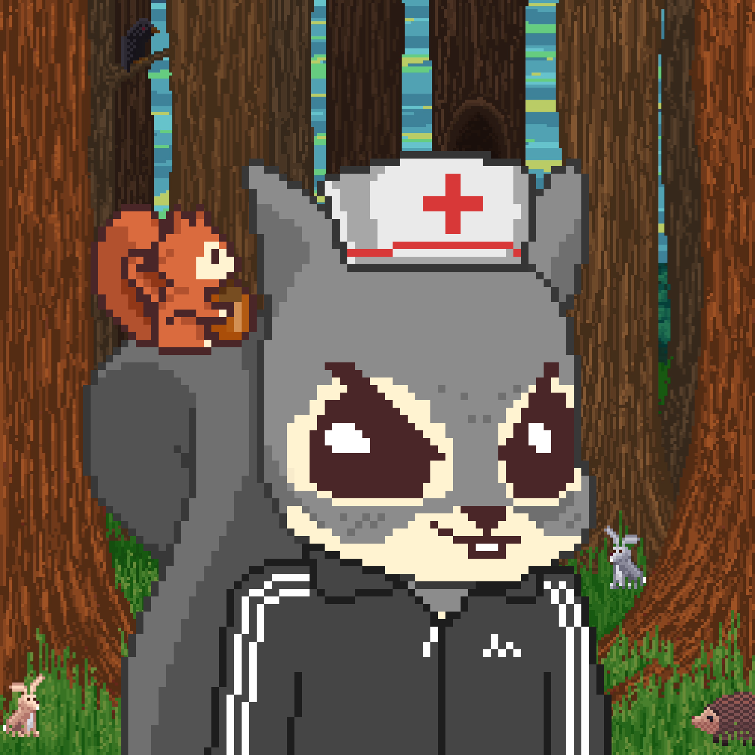 Pixel Squirrels #7621 NFT on Algorand