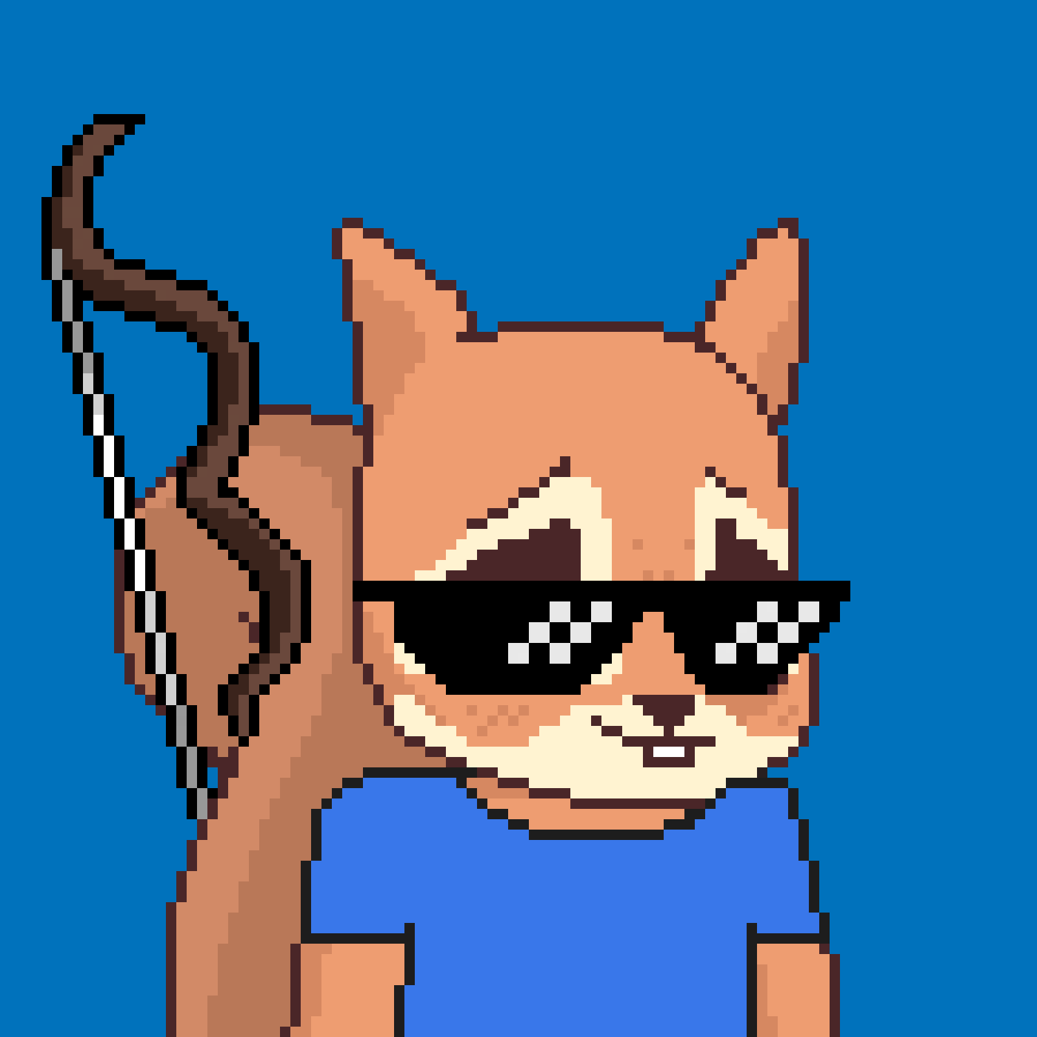 Pixel Squirrels #7636 NFT on Algorand