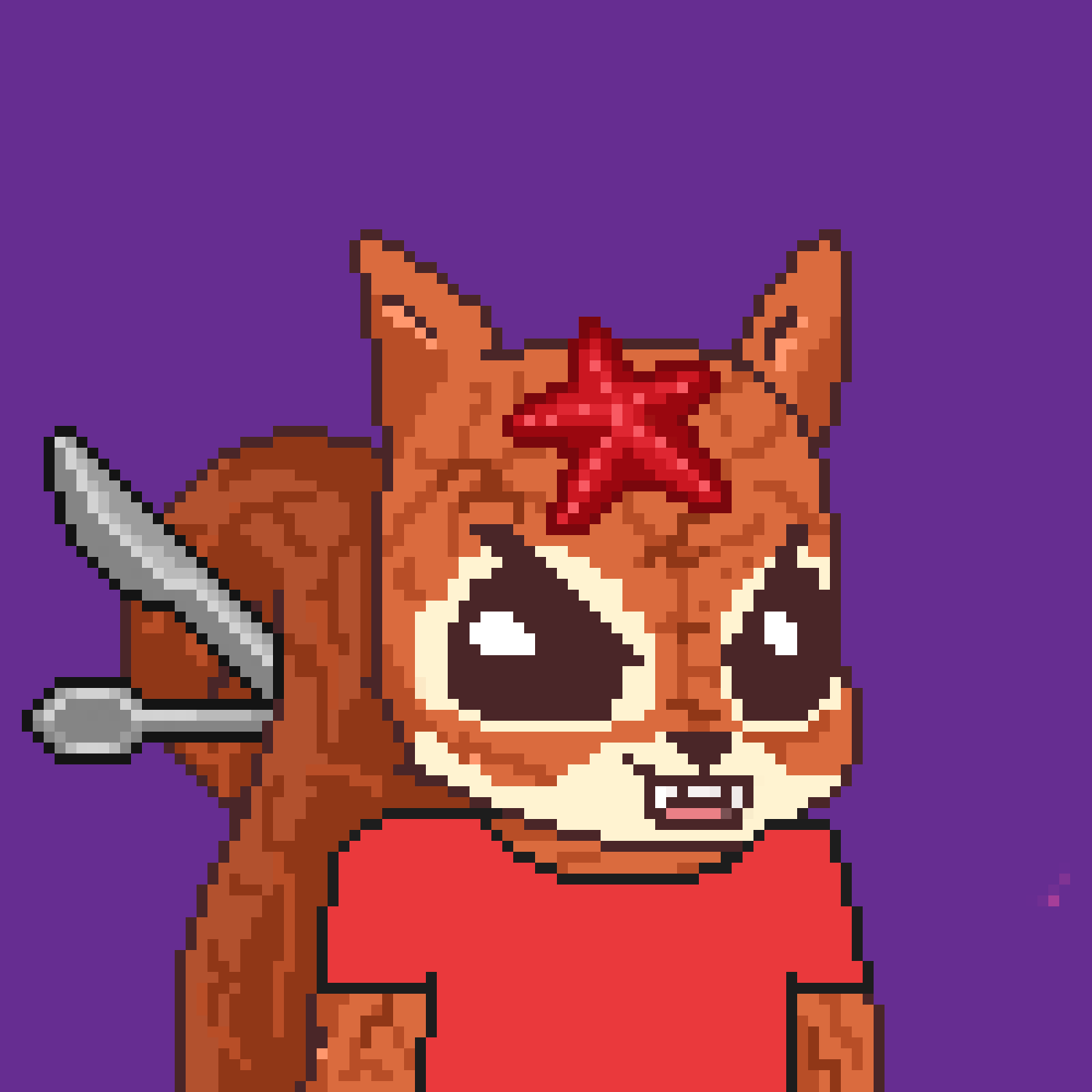 Pixel Squirrels #7651 NFT on Algorand