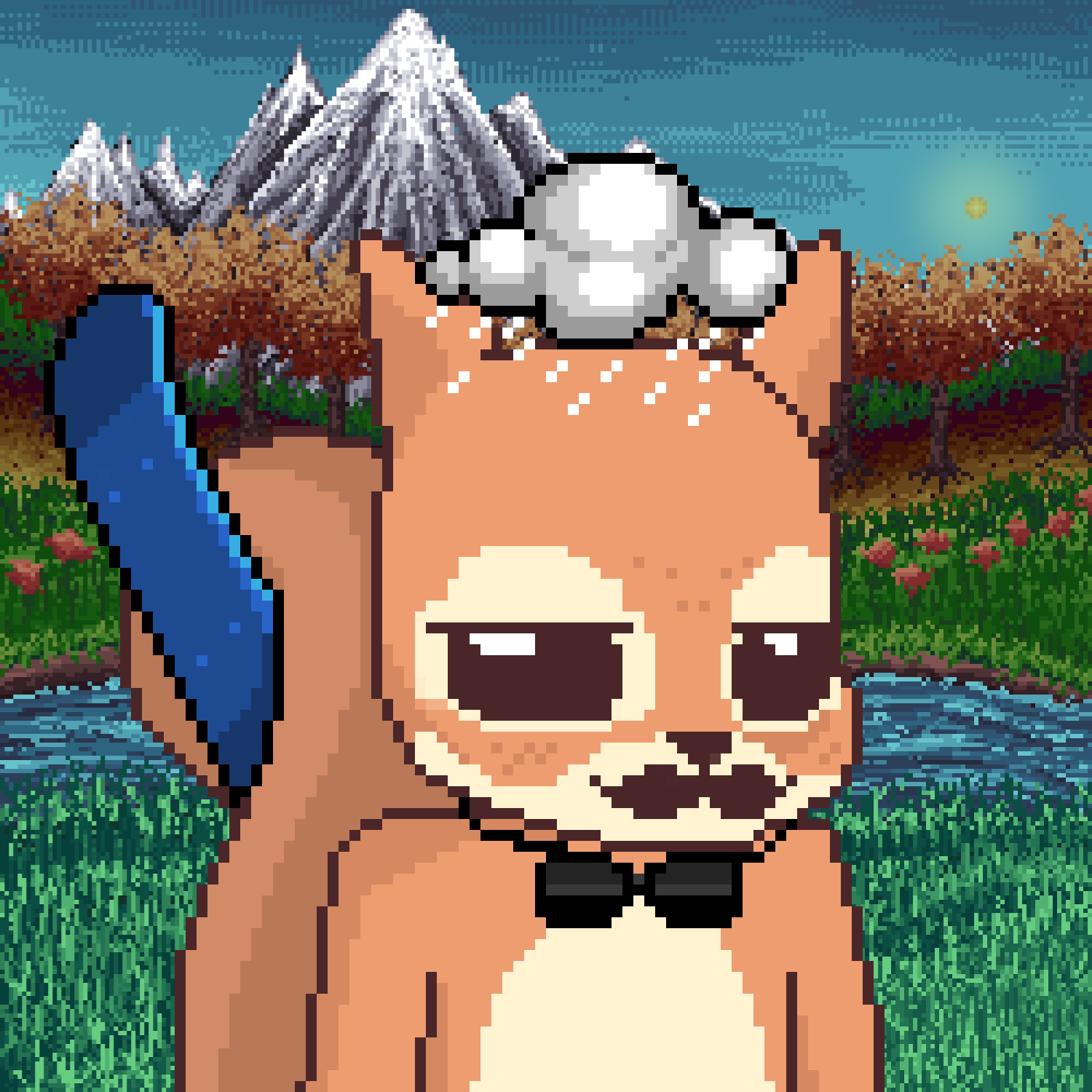 Pixel Squirrels #7654 NFT on Algorand