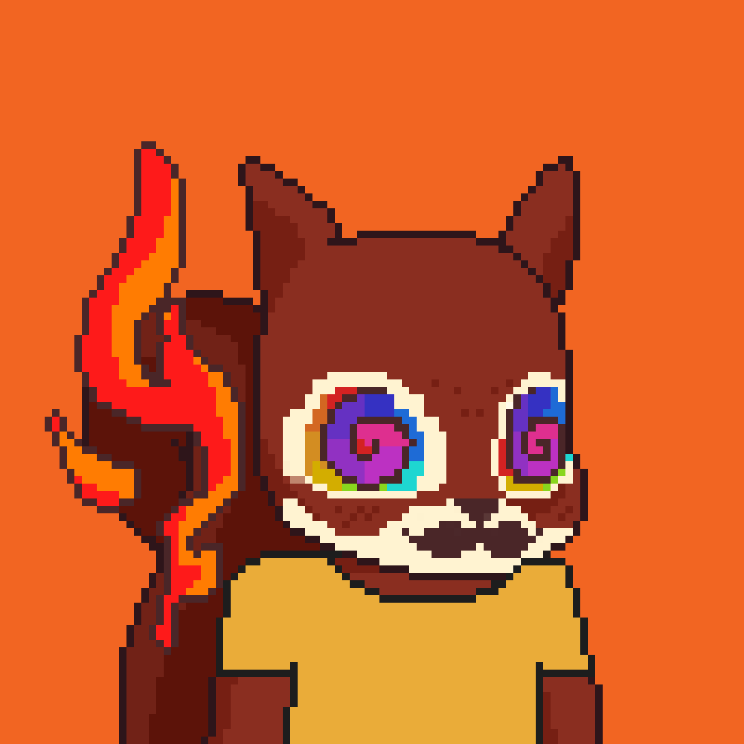 Pixel Squirrels #7662 NFT on Algorand