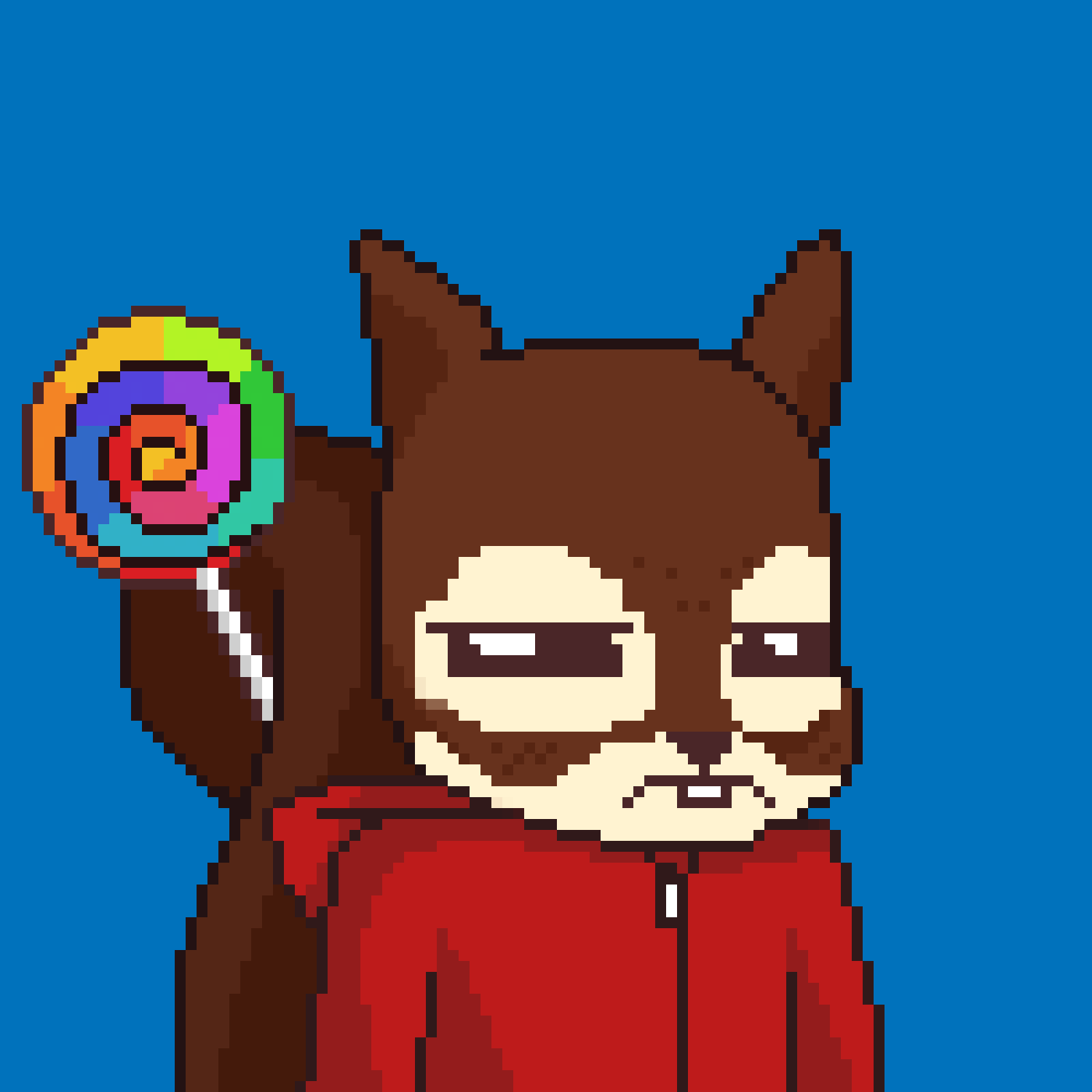 Pixel Squirrels #7698 NFT on Algorand